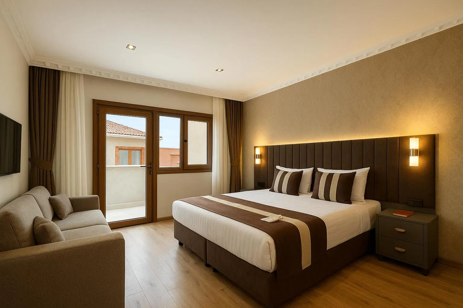 Deluxe Double Room with Balcony in Blue Istanbul Hotel Taksim