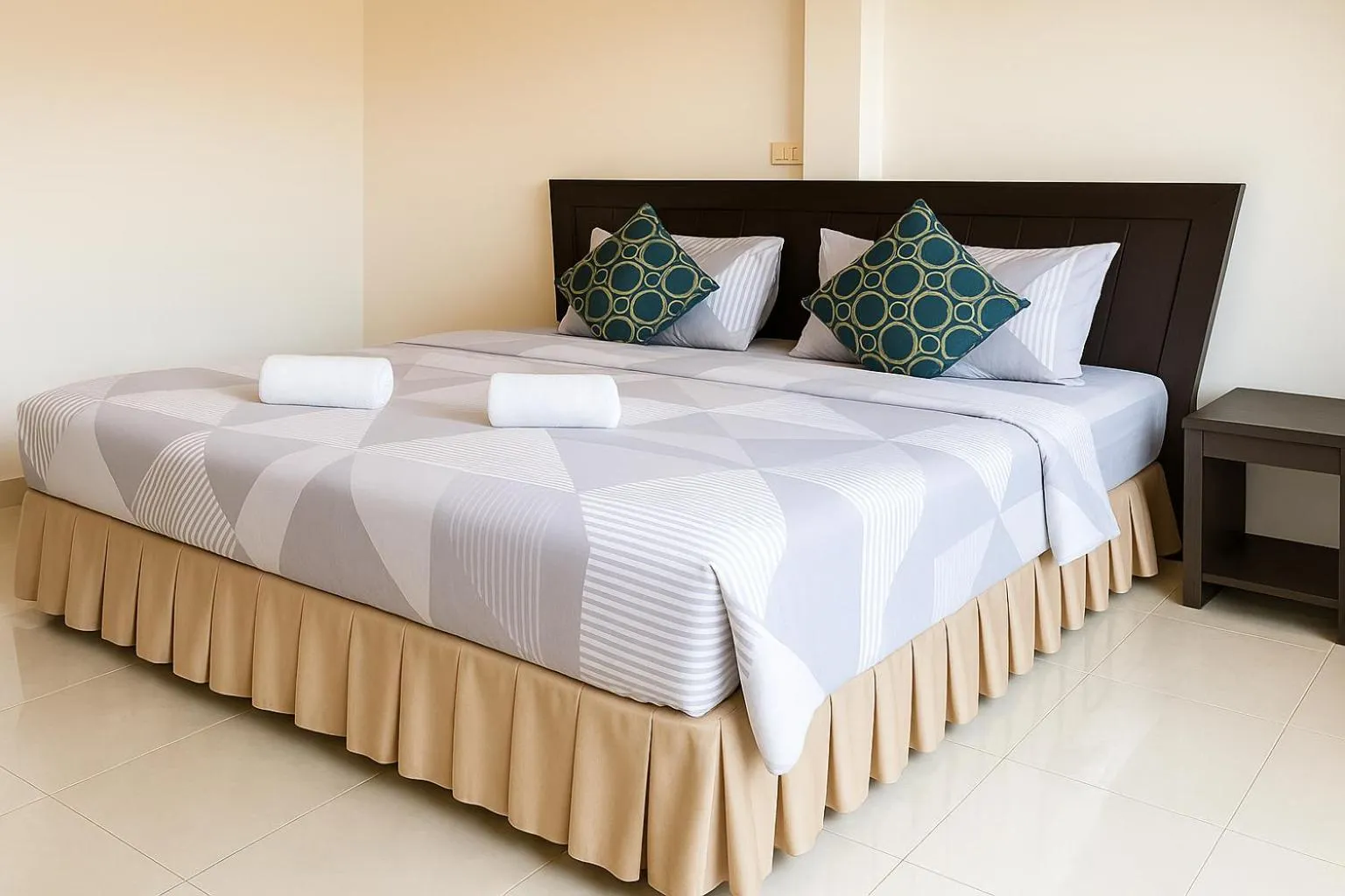 Bed in Srisuksan Klong Muang Beach