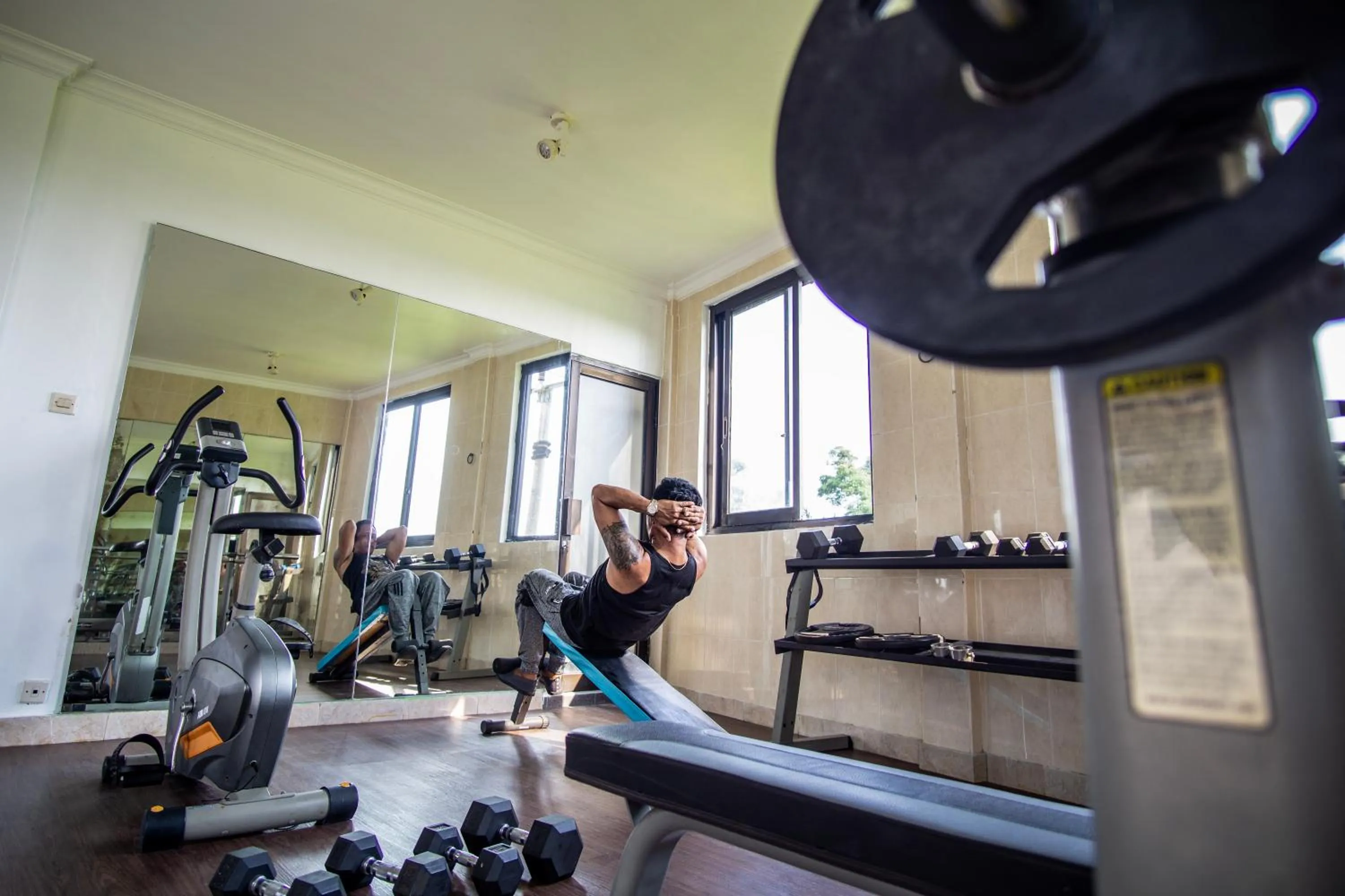 Fitness centre/facilities in Balam Bali Villa
