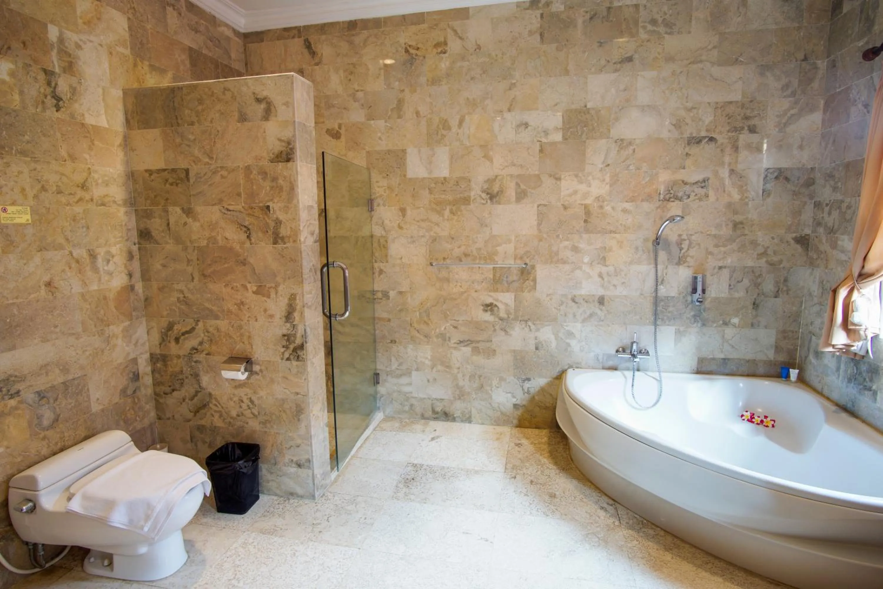 Shower in Balam Bali Villa