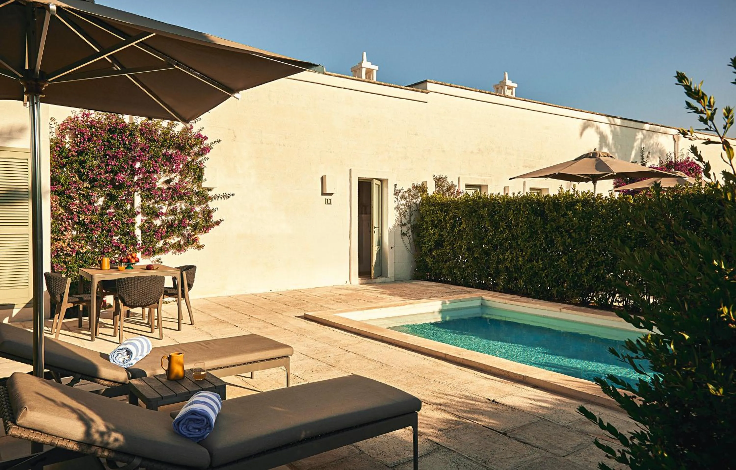 Patio in Rocco Forte Masseria Torre Maizza