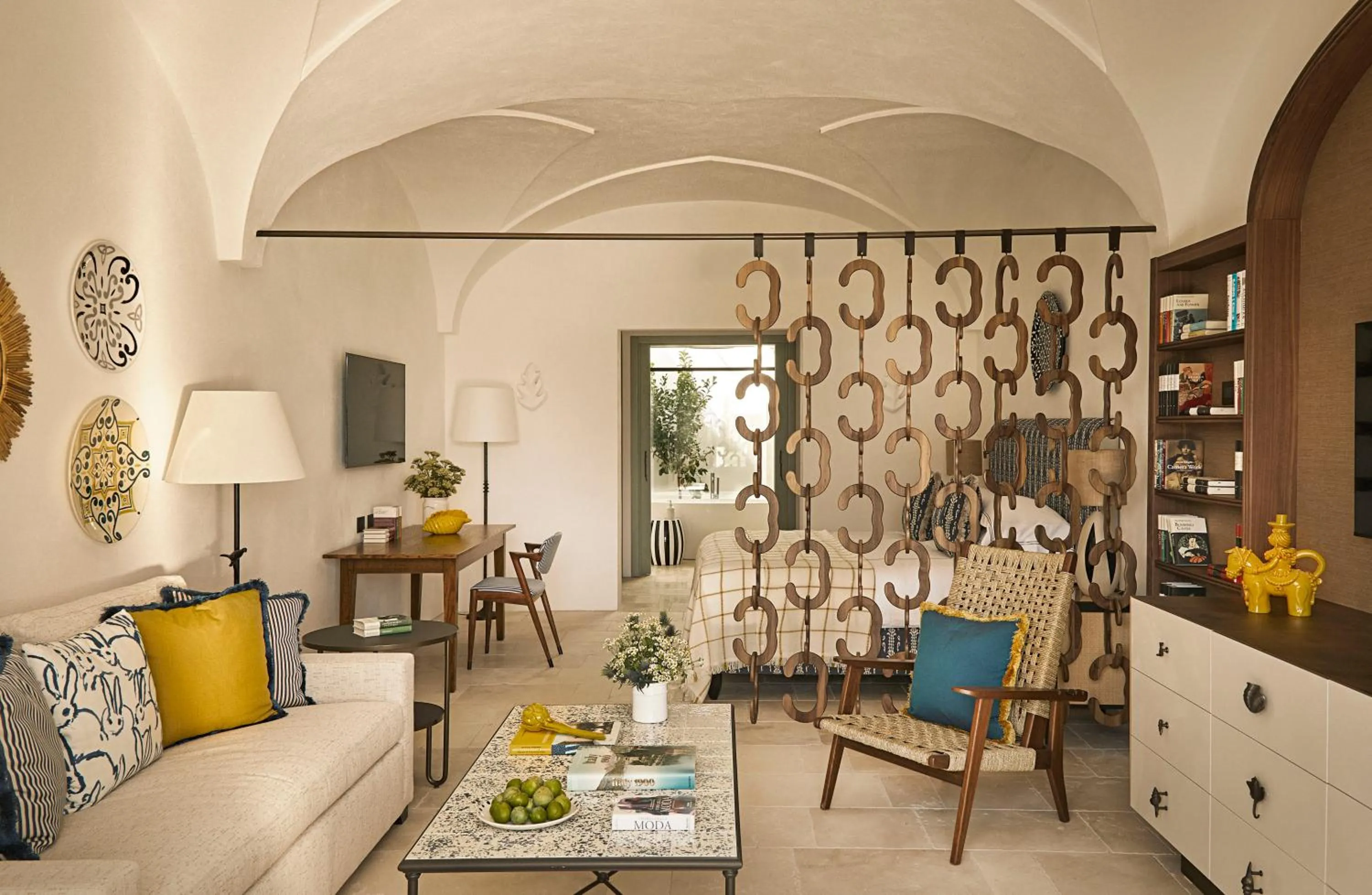 Living room in Rocco Forte Masseria Torre Maizza