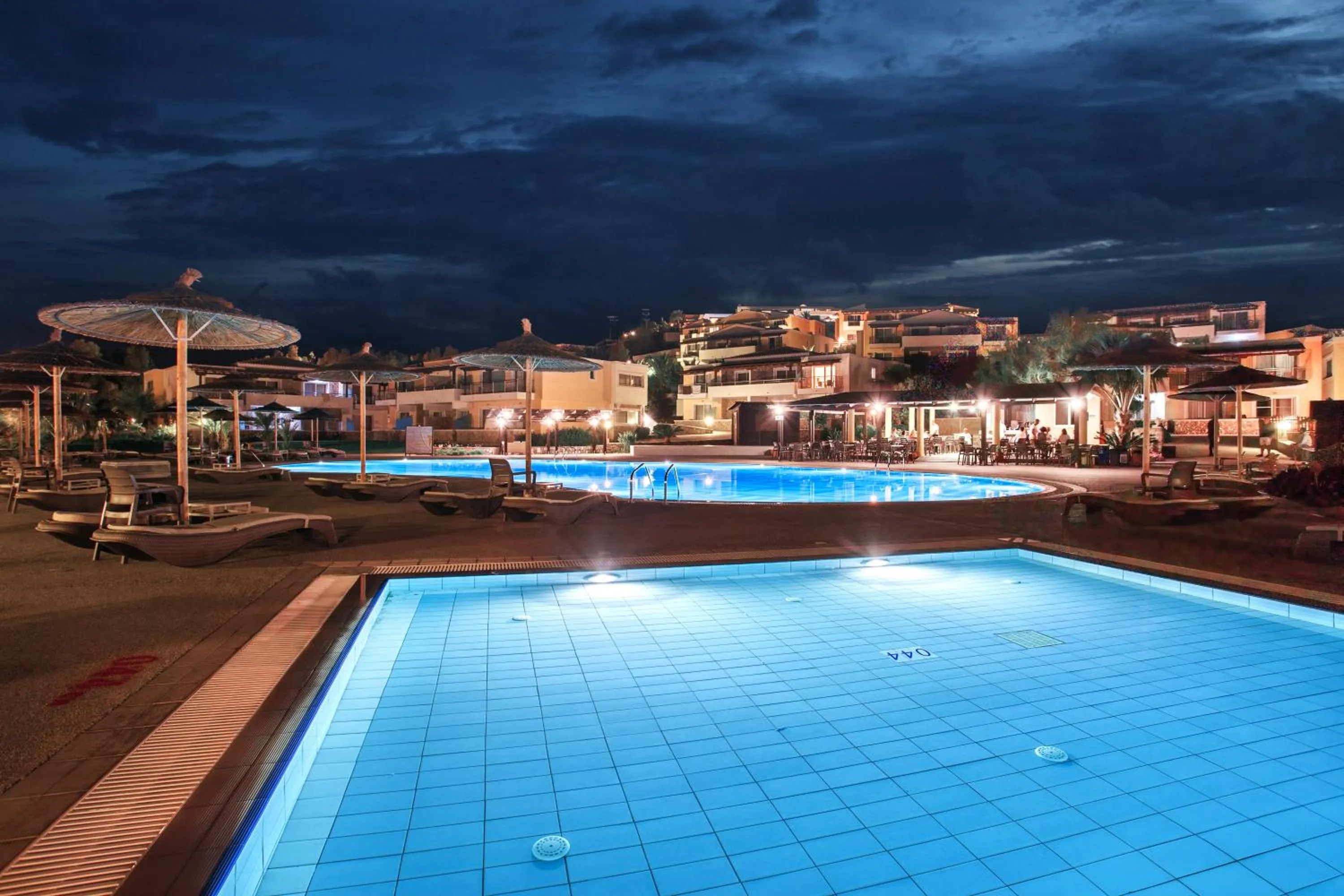 Night in Grand Blue Beach Hotel