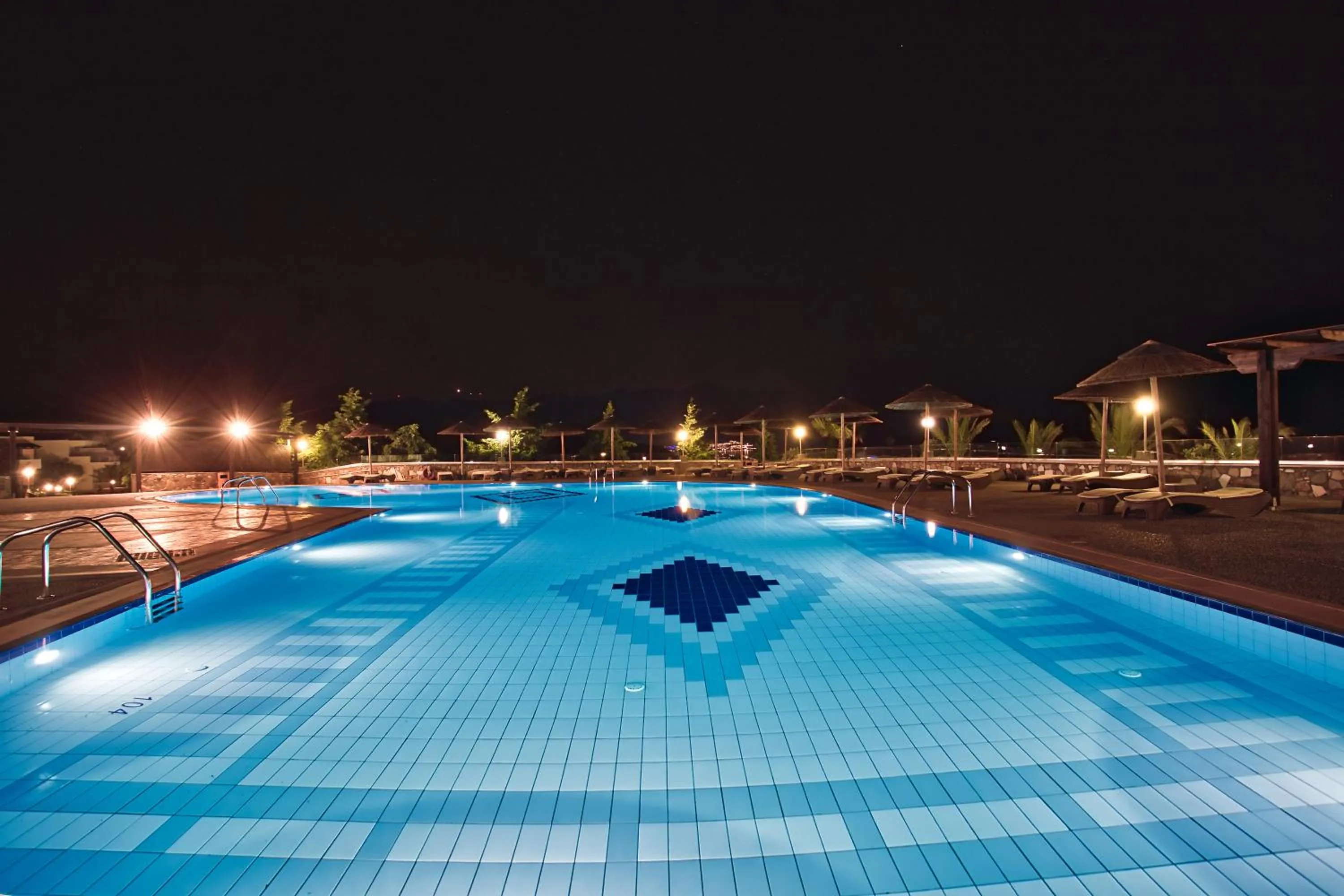 Night in Grand Blue Beach Hotel