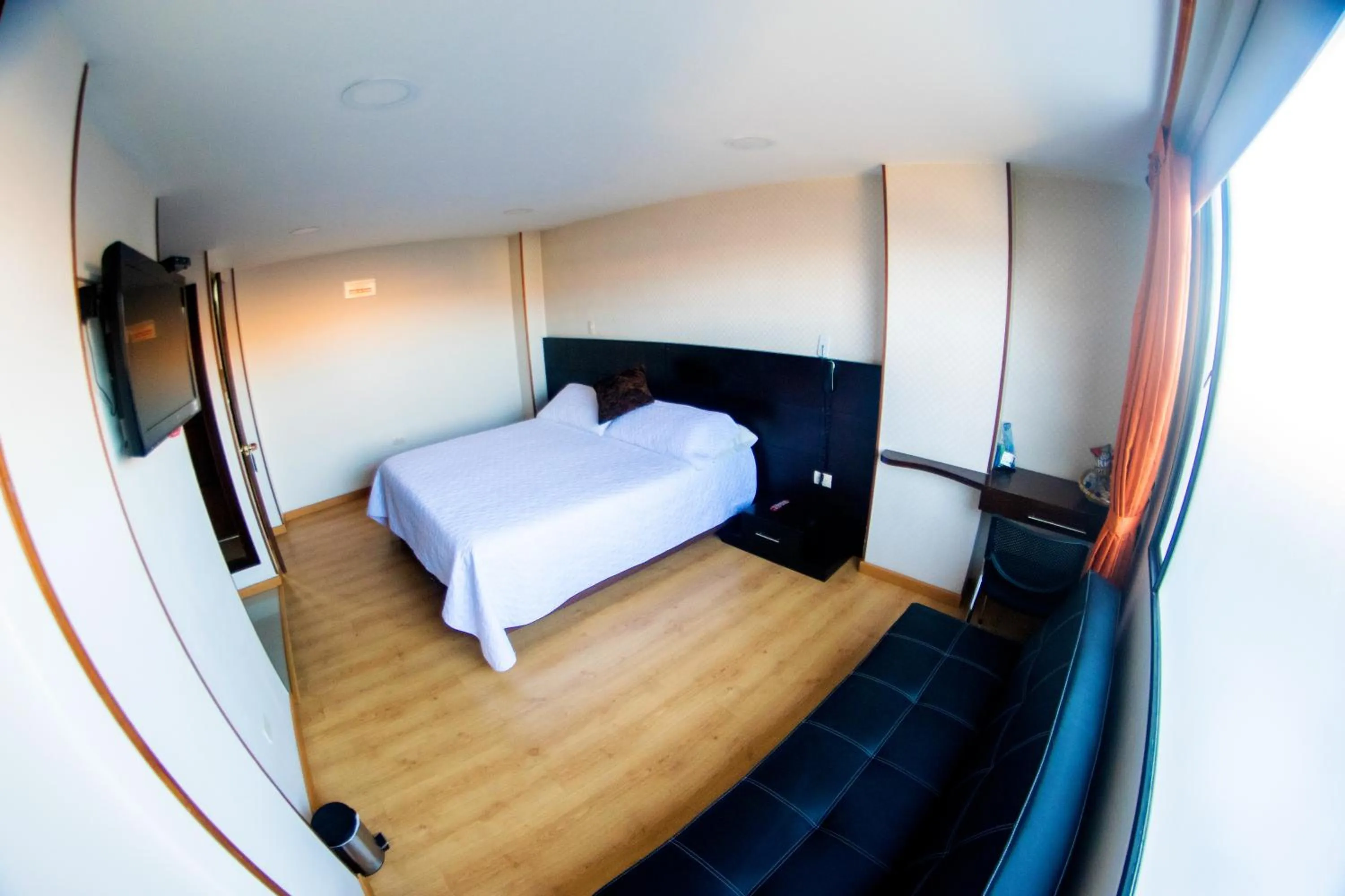 Bed in Hotel Plaza Muisca