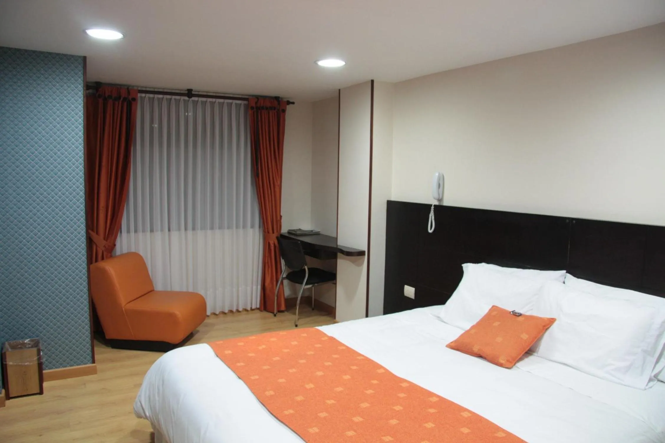 Bed in Hotel Plaza Muisca