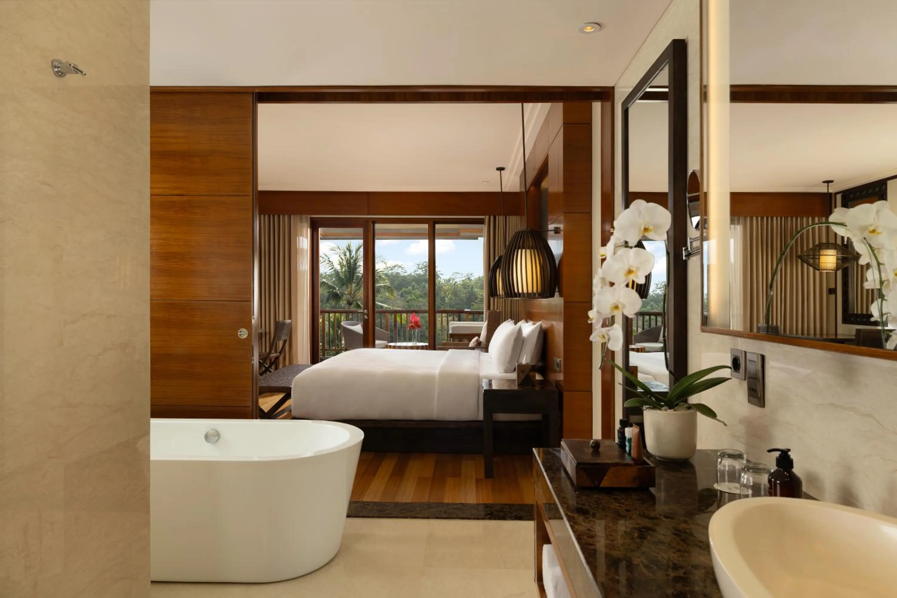 Bed in Padma Resort Ubud