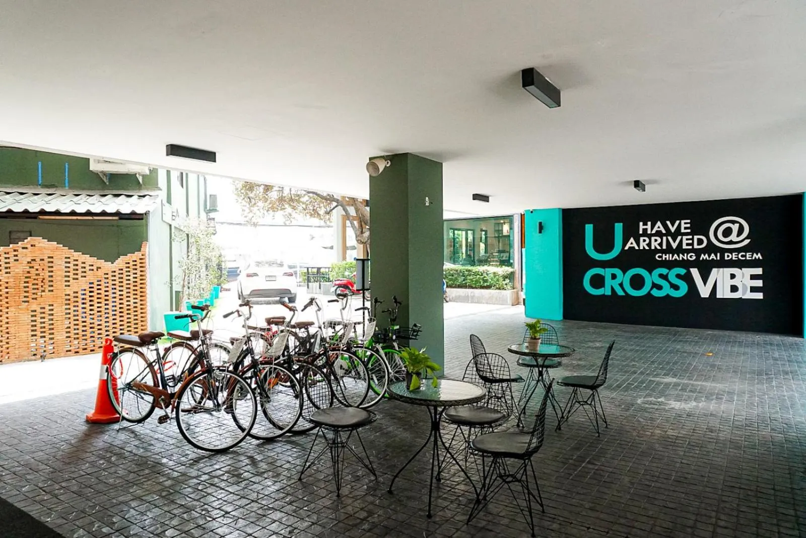 Lobby or reception in Cross Vibe Chiang Mai Decem Nimman Hotel