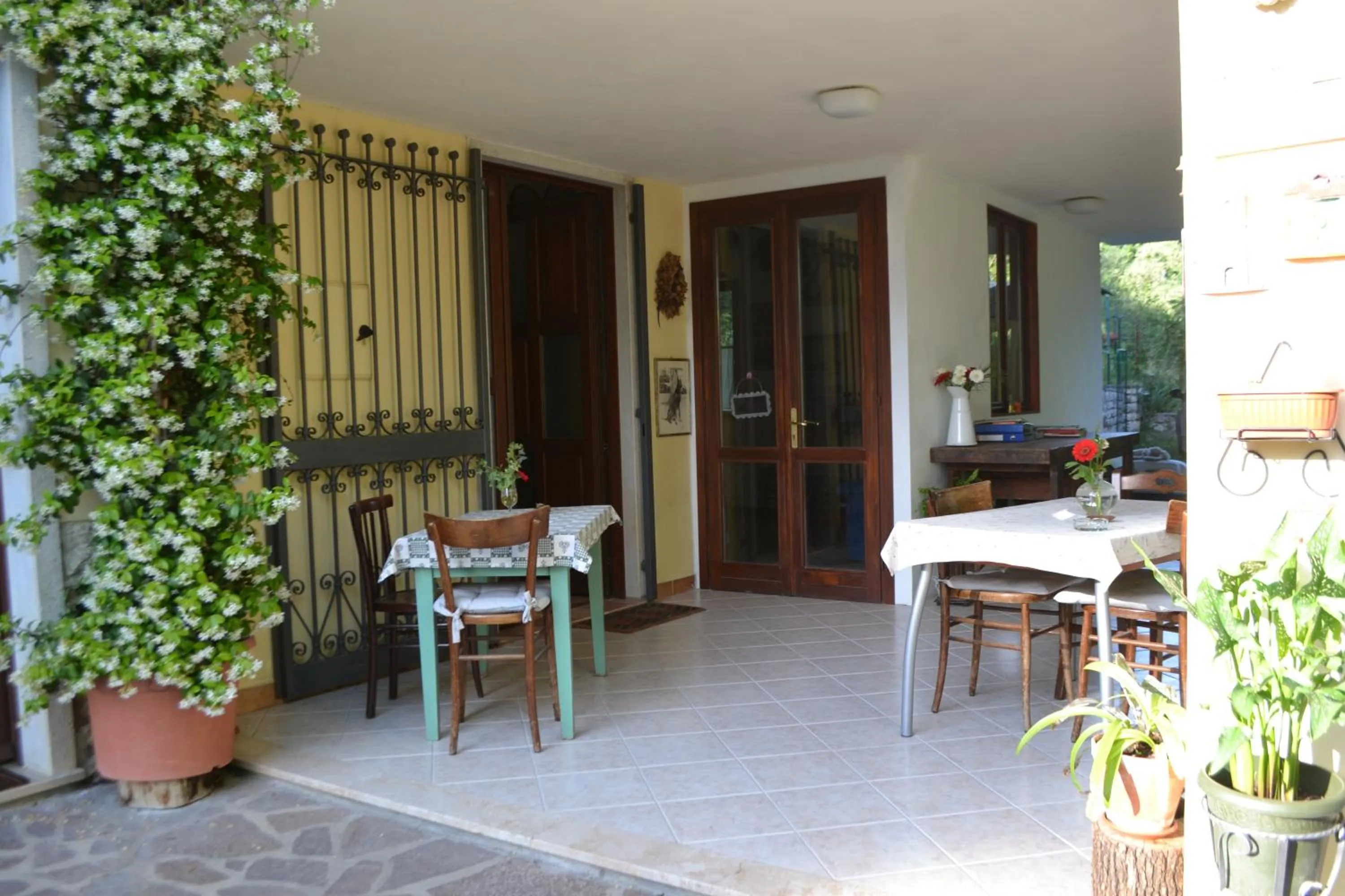 Patio in B&B La Casarella