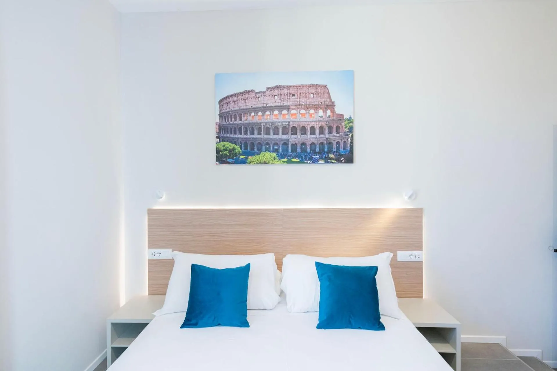 Bed in imperium suite trevi