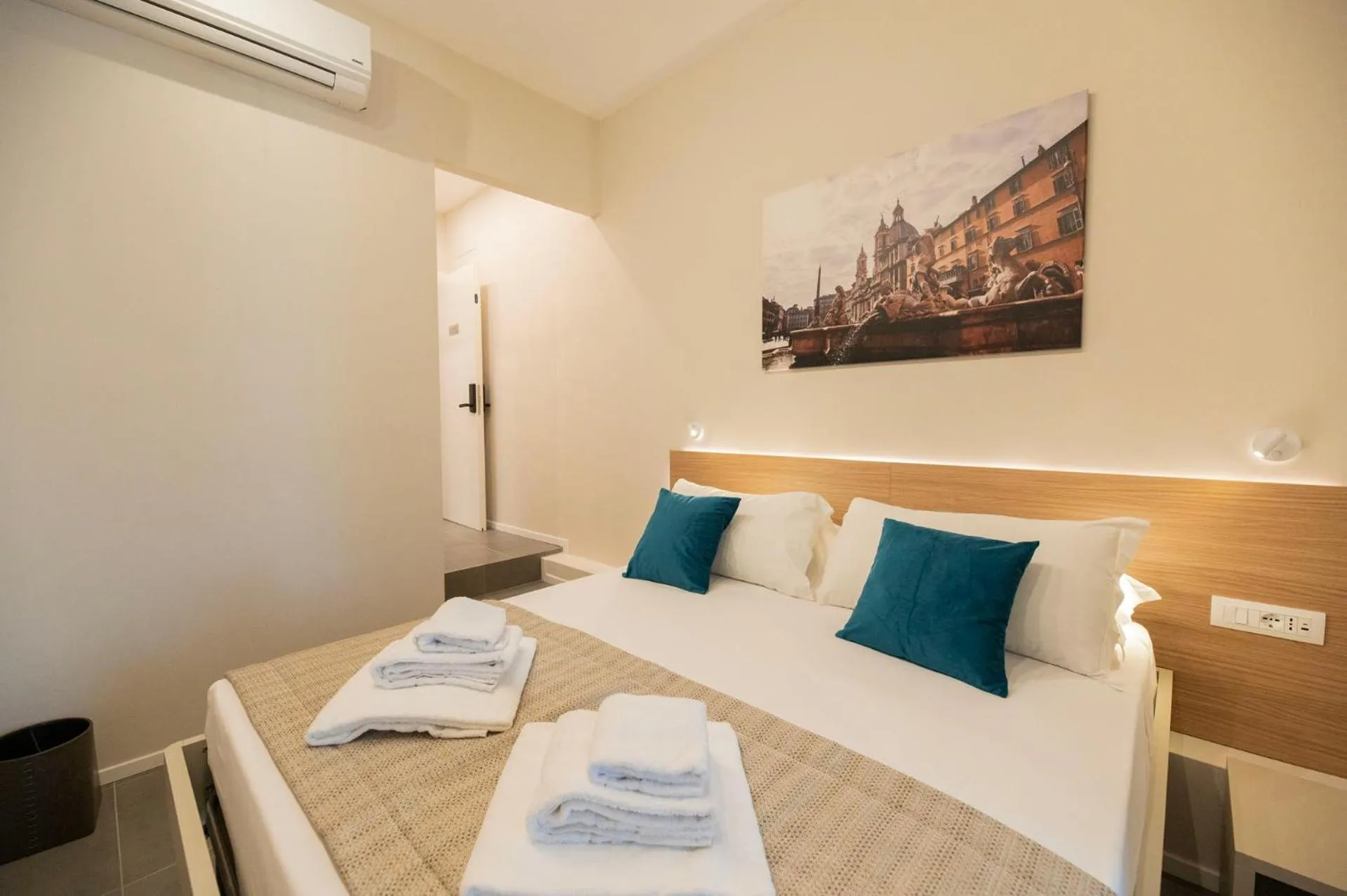 Bed in imperium suite trevi