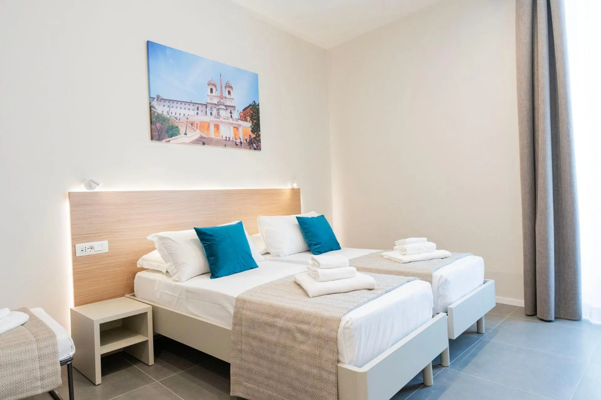 Bed in imperium suite trevi