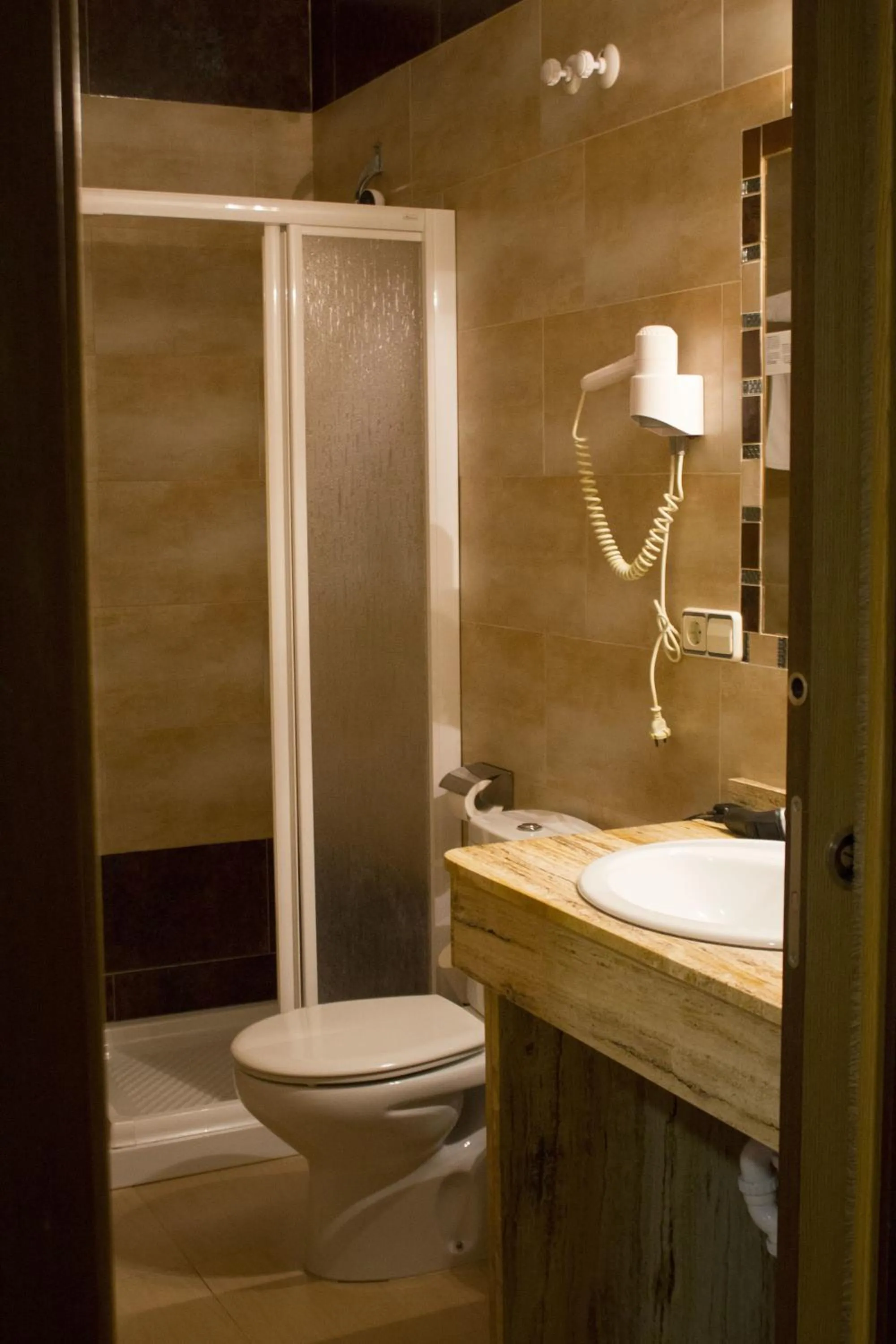 Bathroom in Hotel la Parrilla