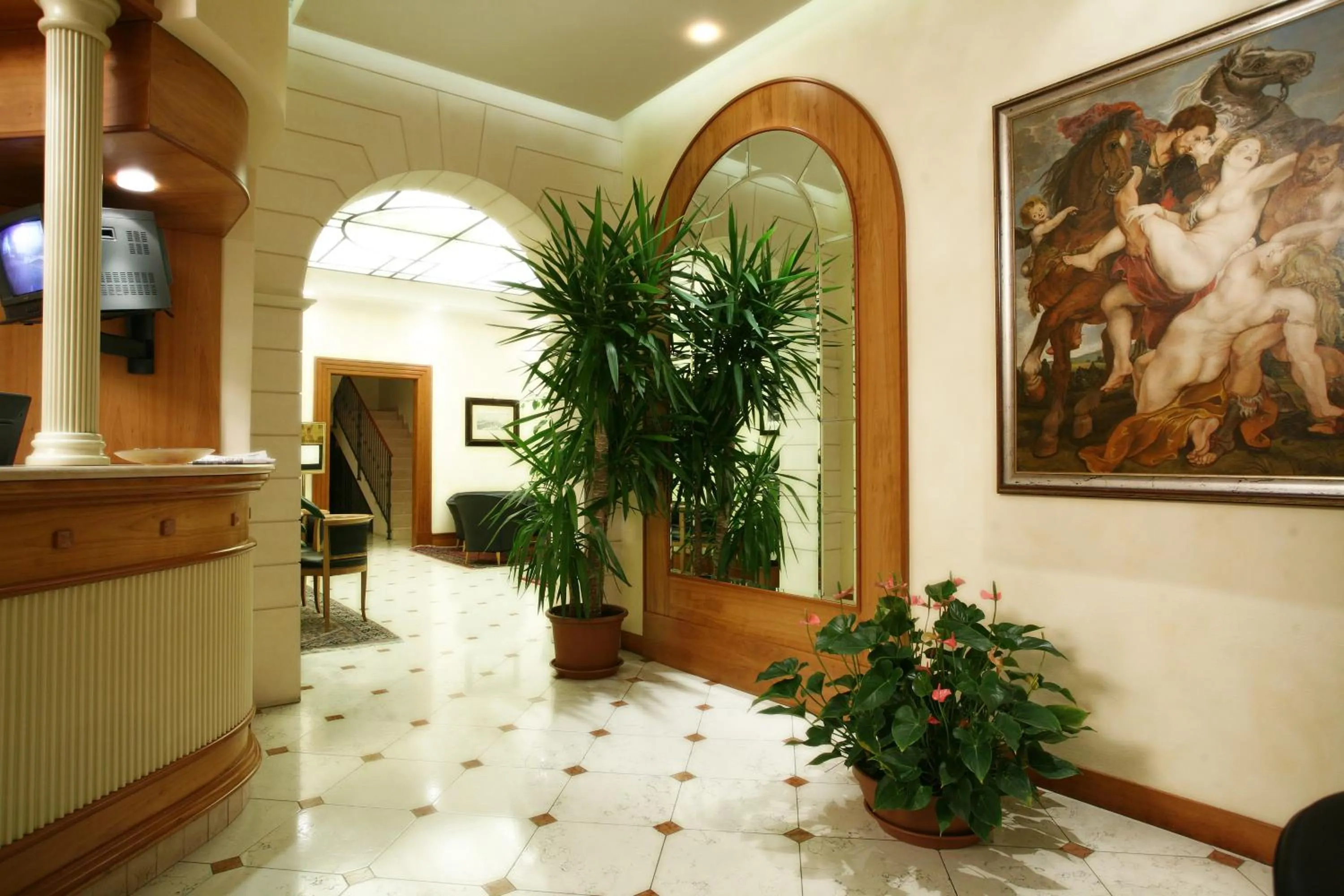 Decorative detail in Hotel San Clemente