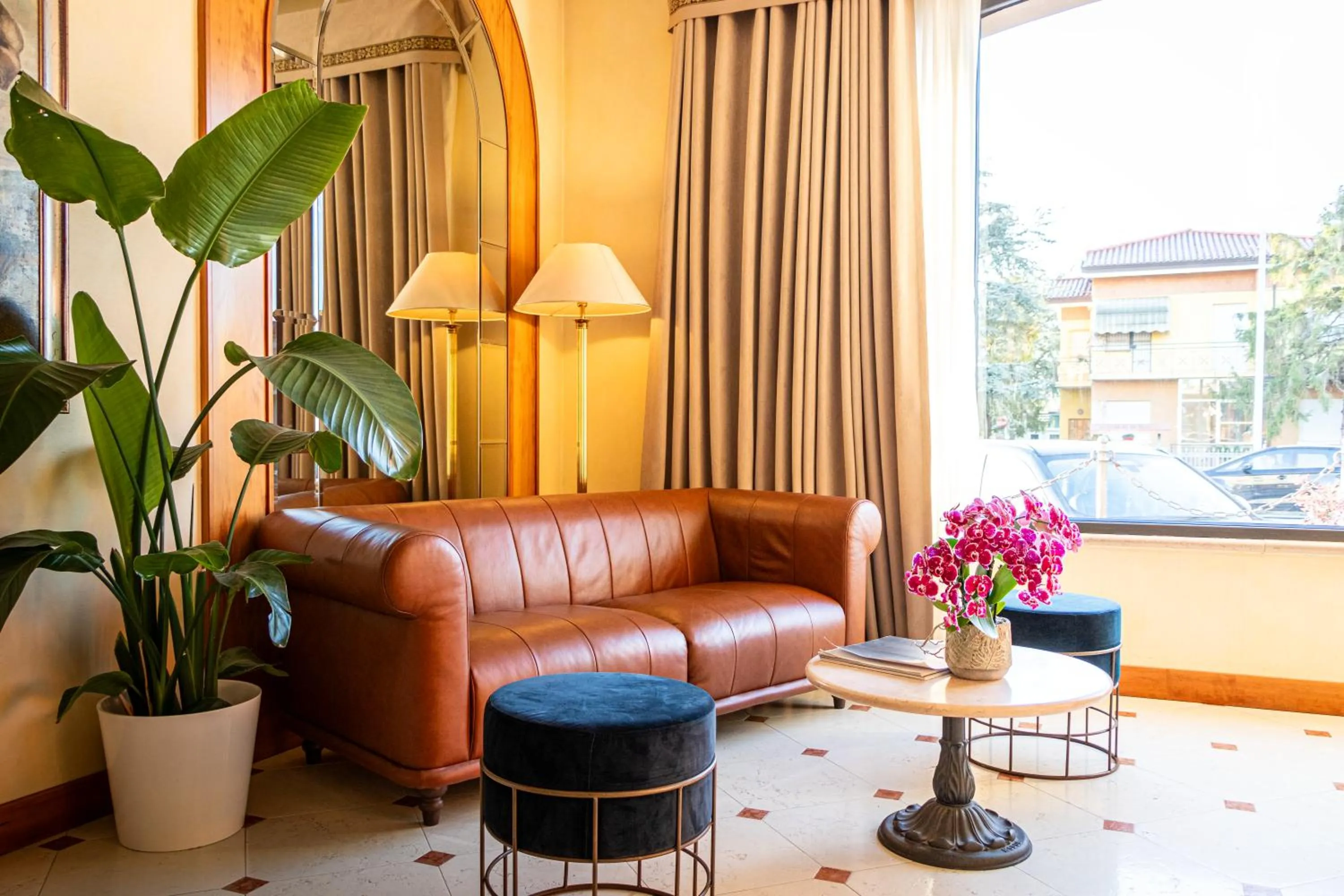 Lobby or reception in Hotel San Clemente