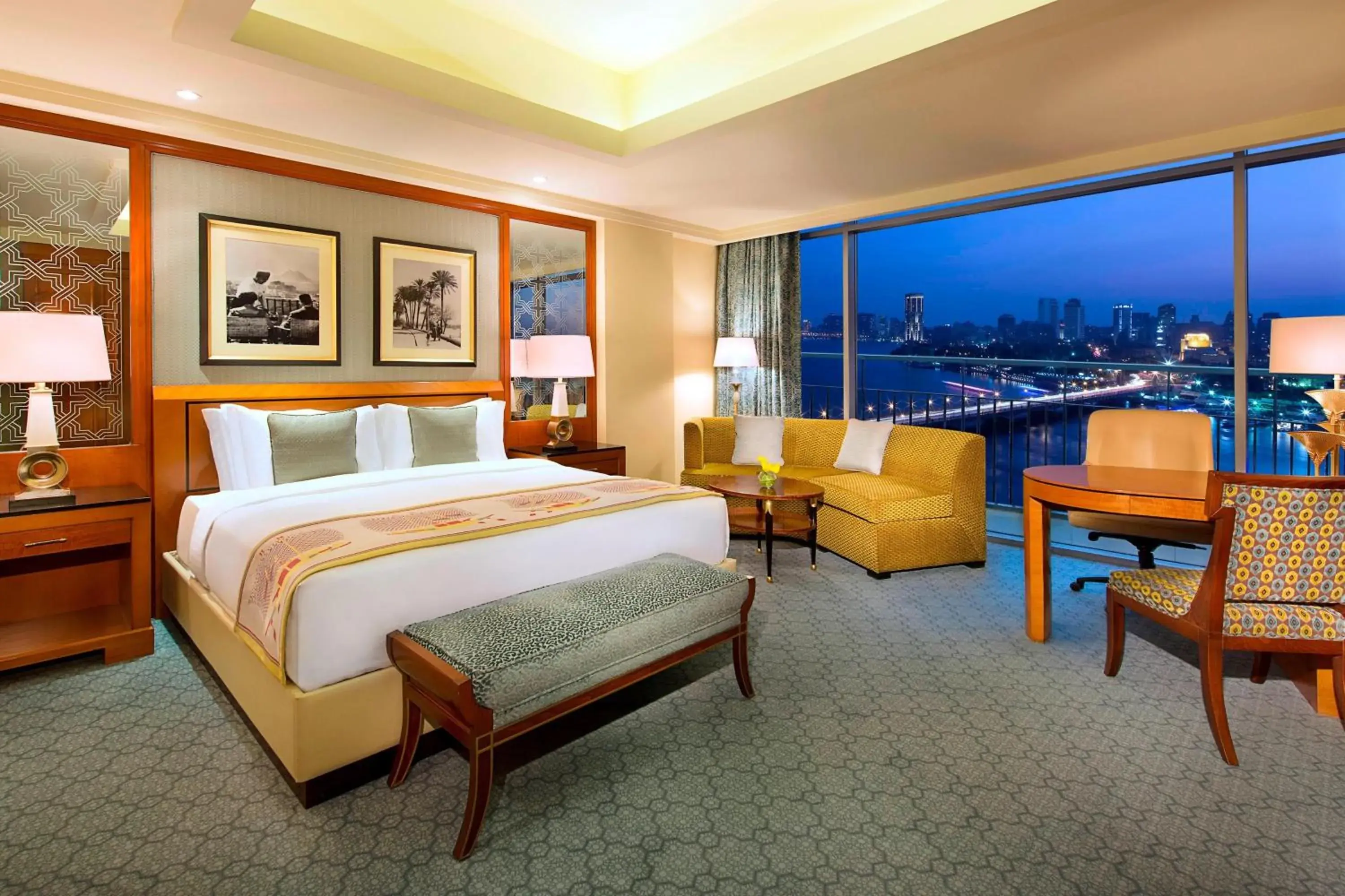 Club room, 1 King, Nile View, Club Lounge Access in The Nile Ritz-Carlton, Cairo Club room, 1 King, Nile View, Club Lounge Access in The Nile Ritz-Carlton, Cairo