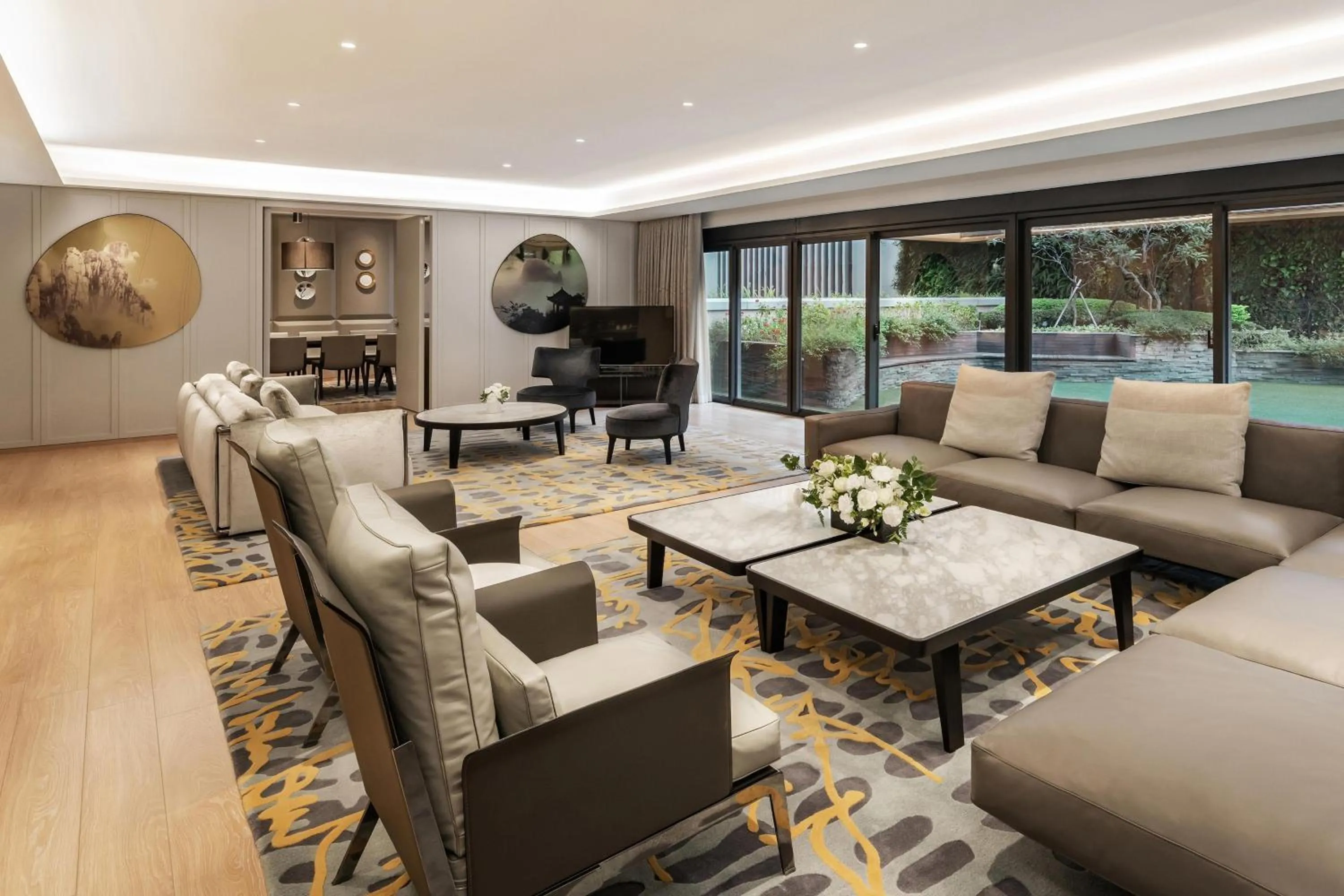 Living room in Taipei Marriott Hotel