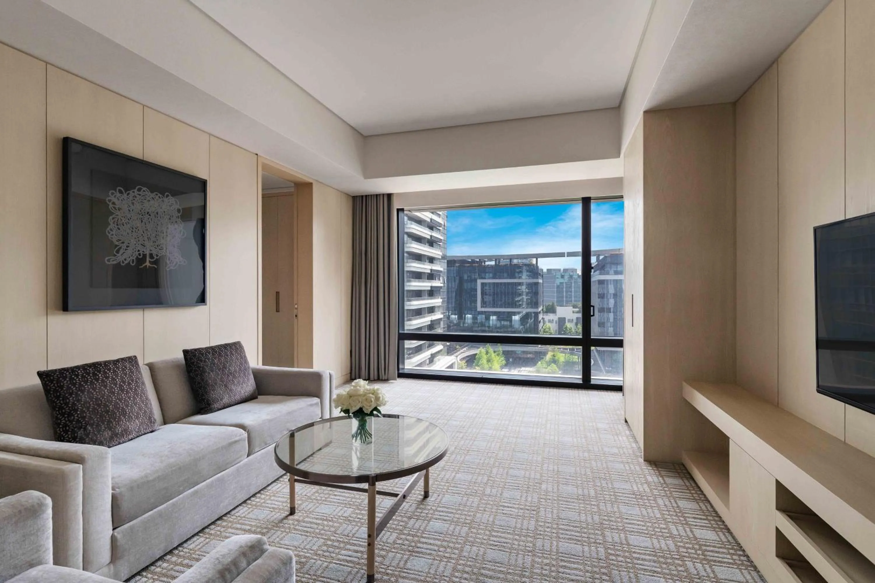 Bedroom in Taipei Marriott Hotel