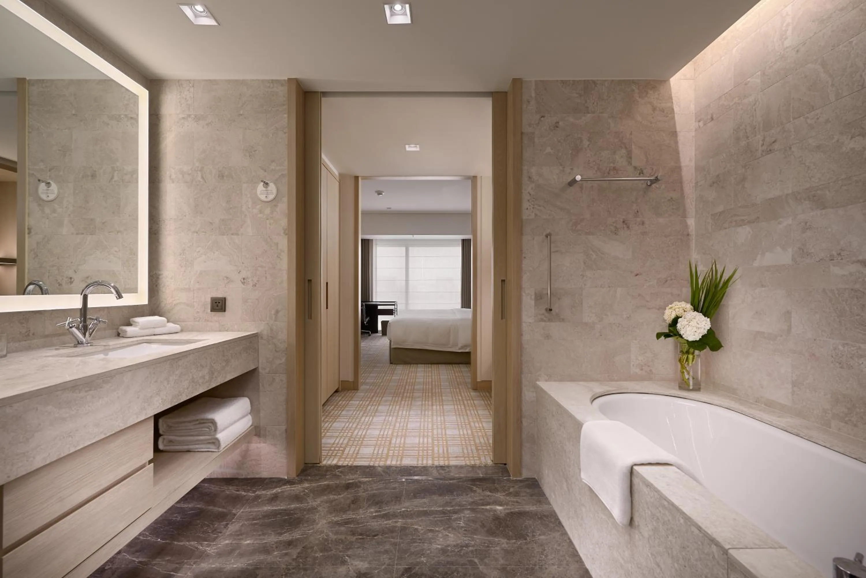 Bathroom in Taipei Marriott Hotel