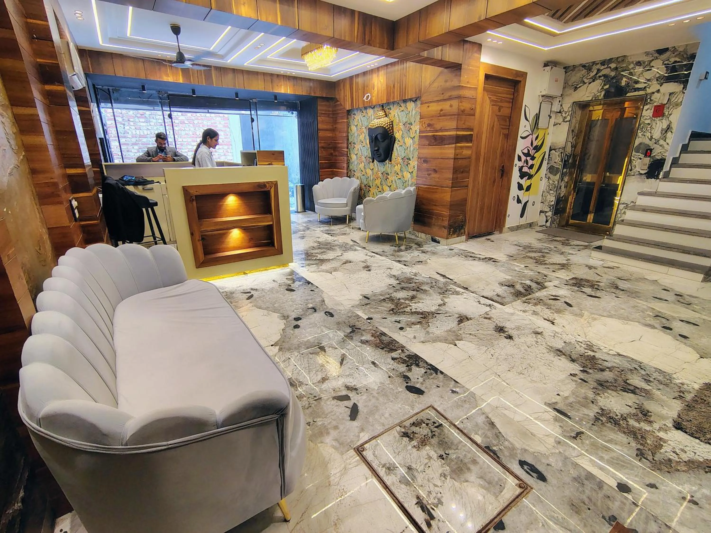 Lobby or reception in Hotel Tapovan Hills