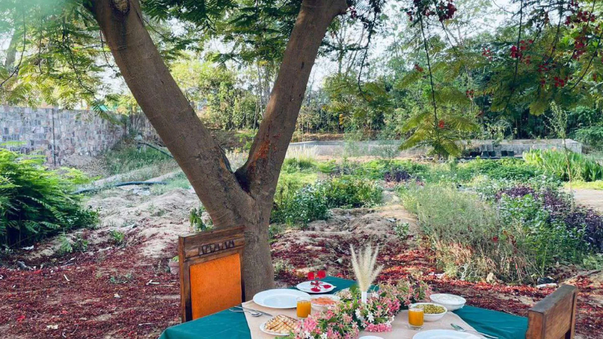 Garden in Hariyali Dhani Camps & Desert Resort With Swimming Pool, Jodhpur