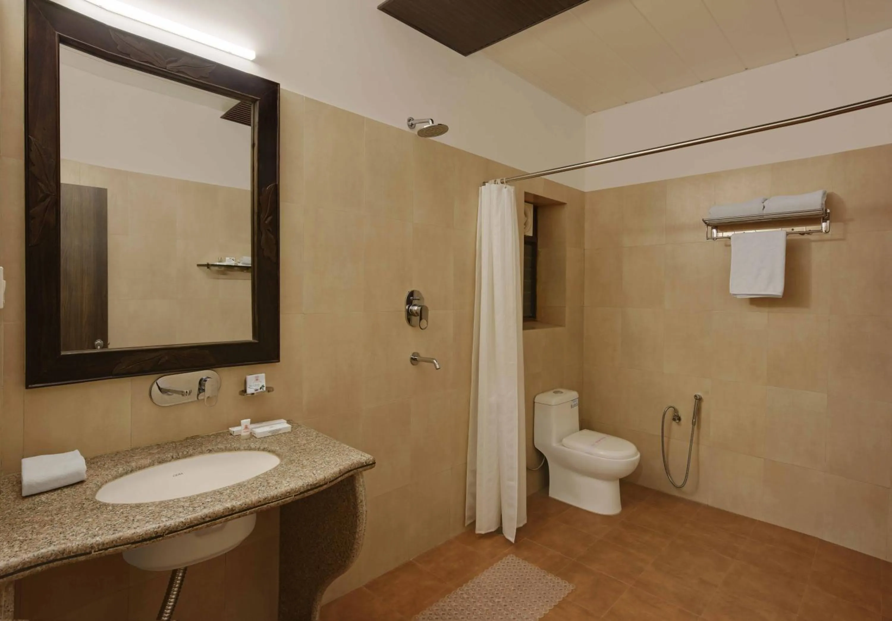 Toilet in Hariyali Dhani Camps & Desert Resort With Swimming Pool, Jodhpur
