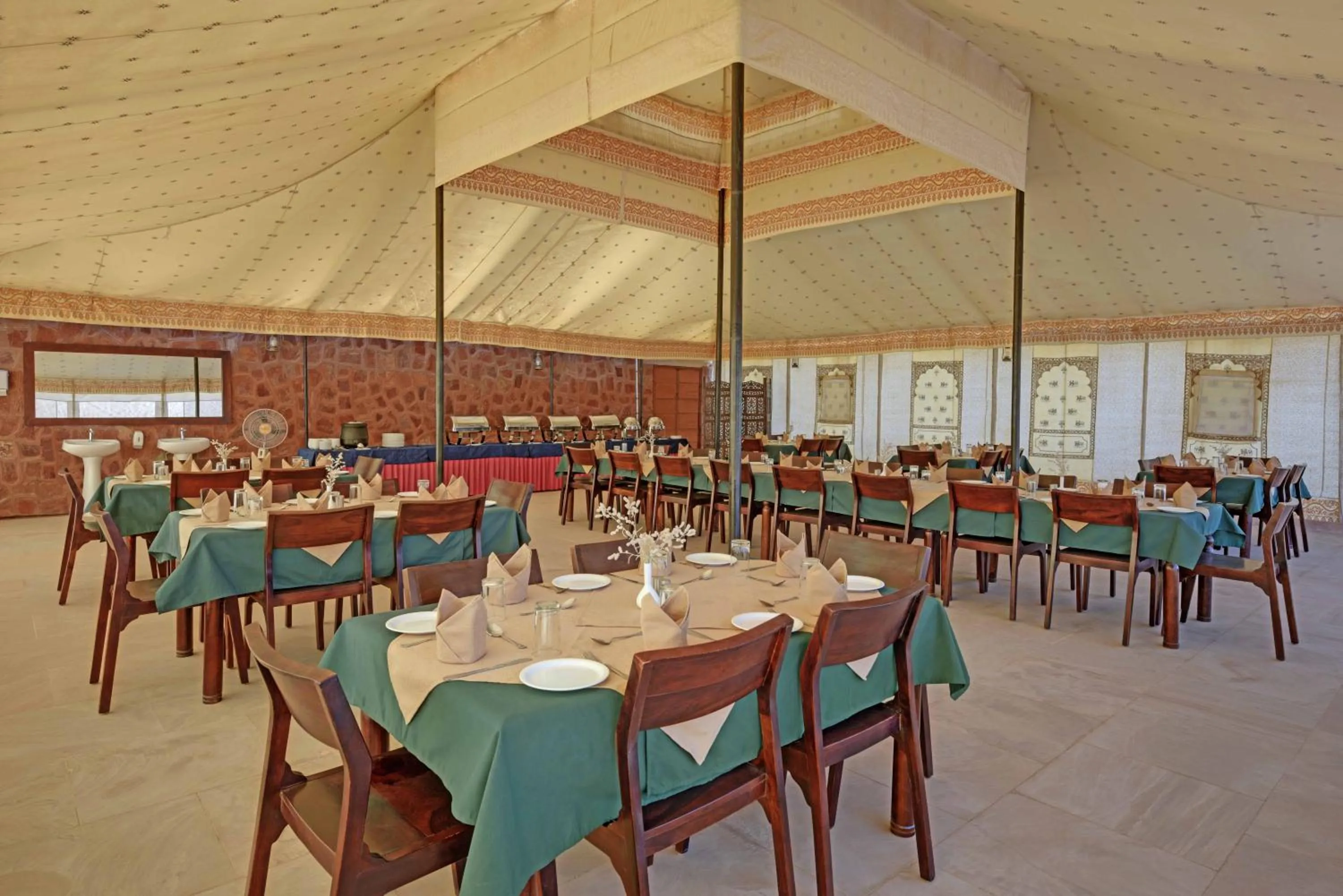 Restaurant/places to eat in Hariyali Dhani Camps & Desert Resort With Swimming Pool, Jodhpur