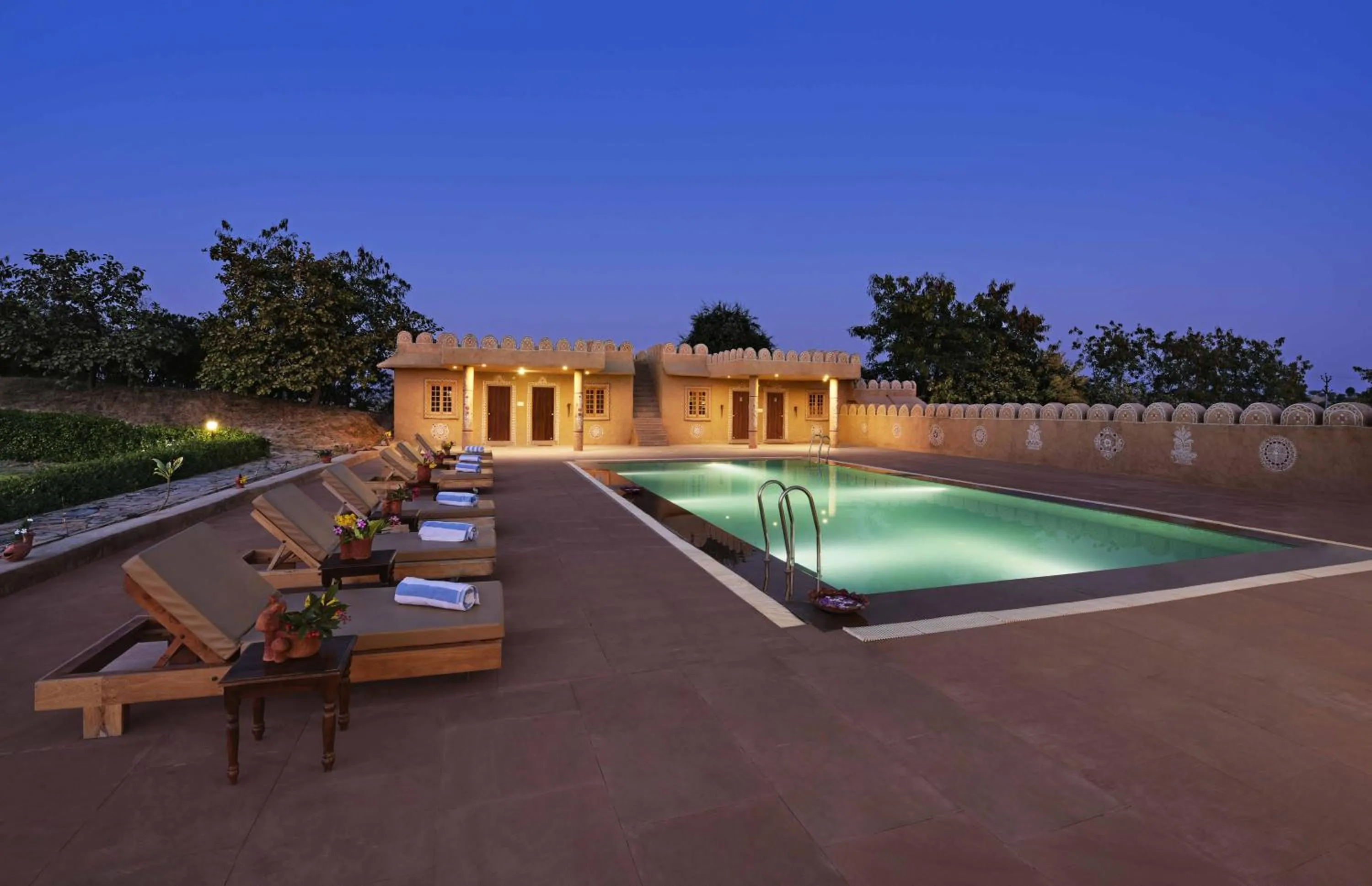 Swimming pool in Hariyali Dhani Camps & Desert Resort With Swimming Pool, Jodhpur