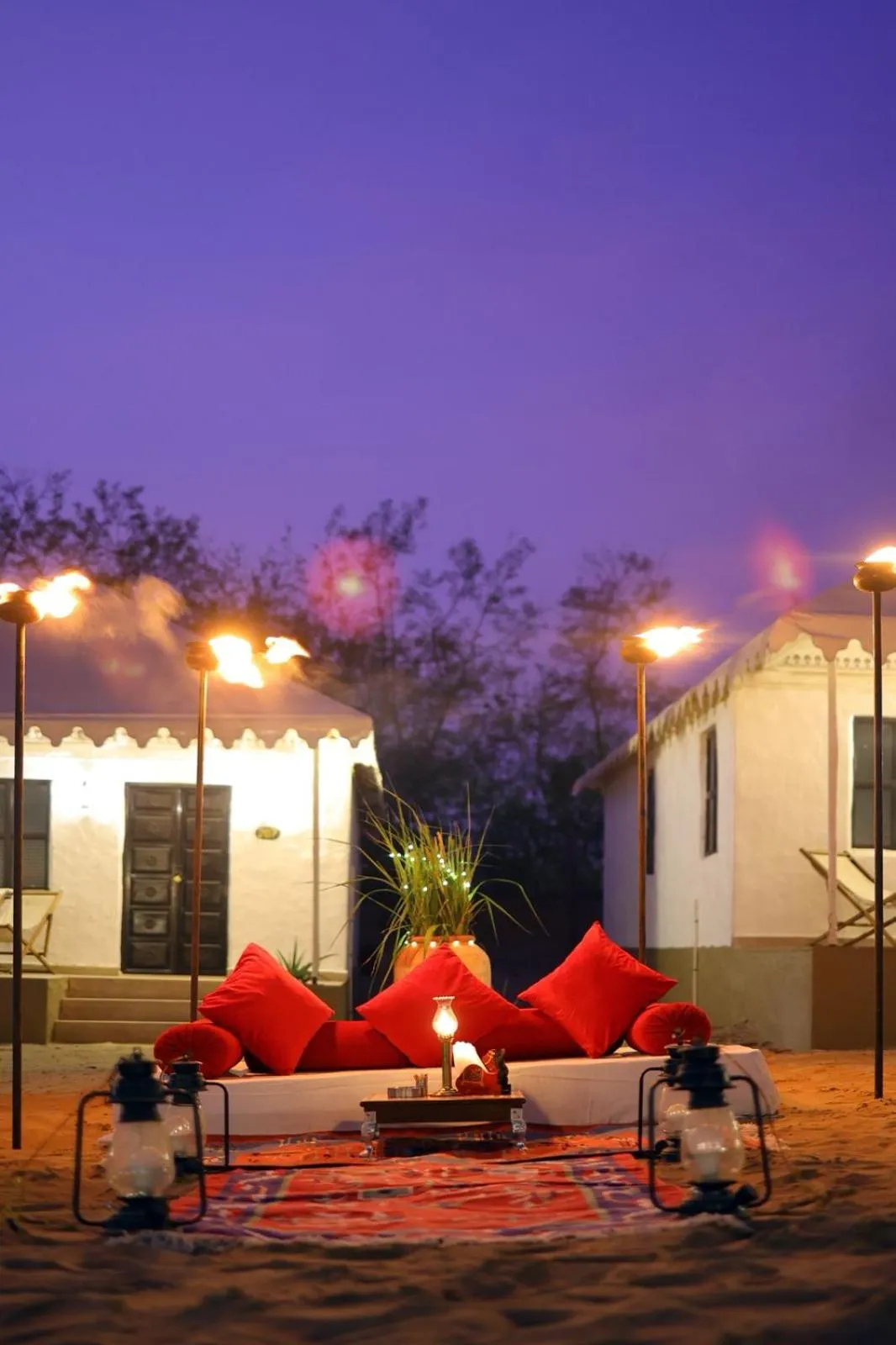 Seating area in Hariyali Dhani Camps & Desert Resort With Swimming Pool, Jodhpur
