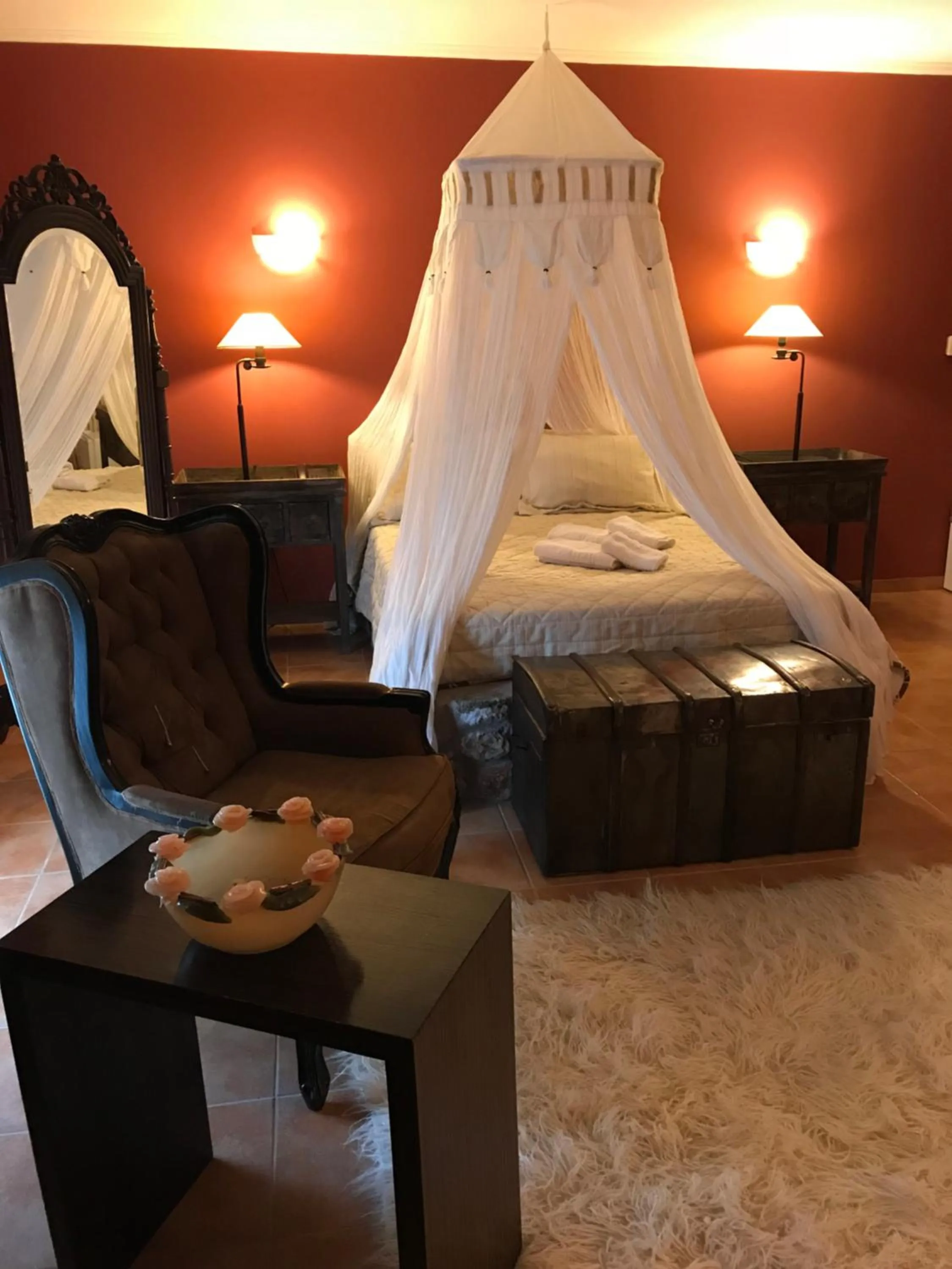 Bed in Aloni Toy Kir Thanasi Hotel & Spa