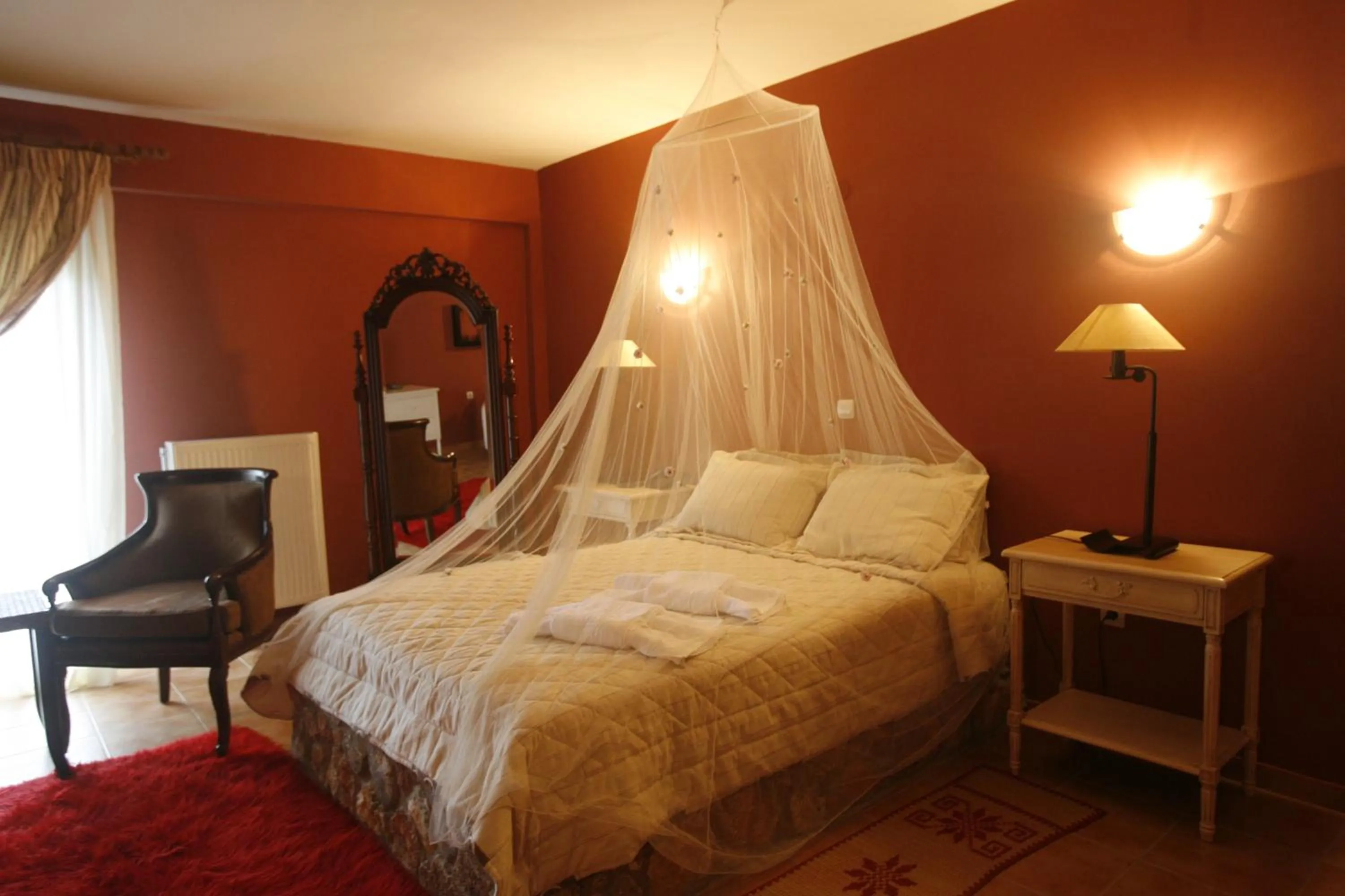 Bed in Aloni Toy Kir Thanasi Hotel & Spa