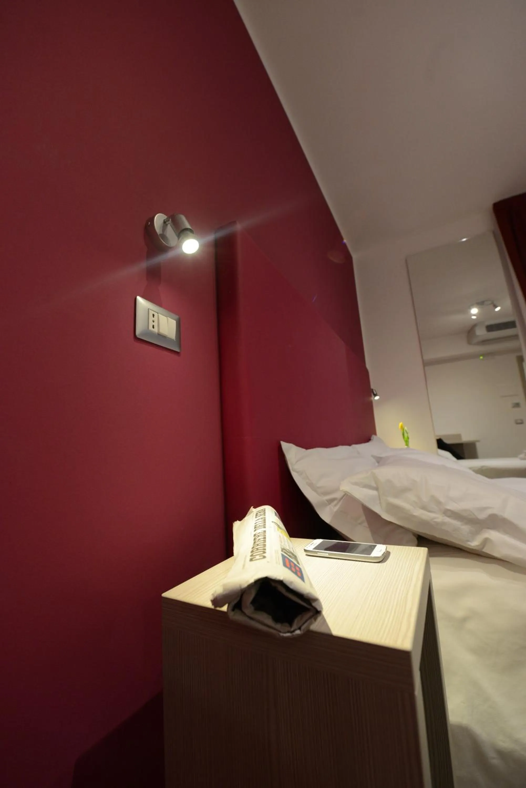 Decorative detail, Bed in Hotel Nuova Orchidea