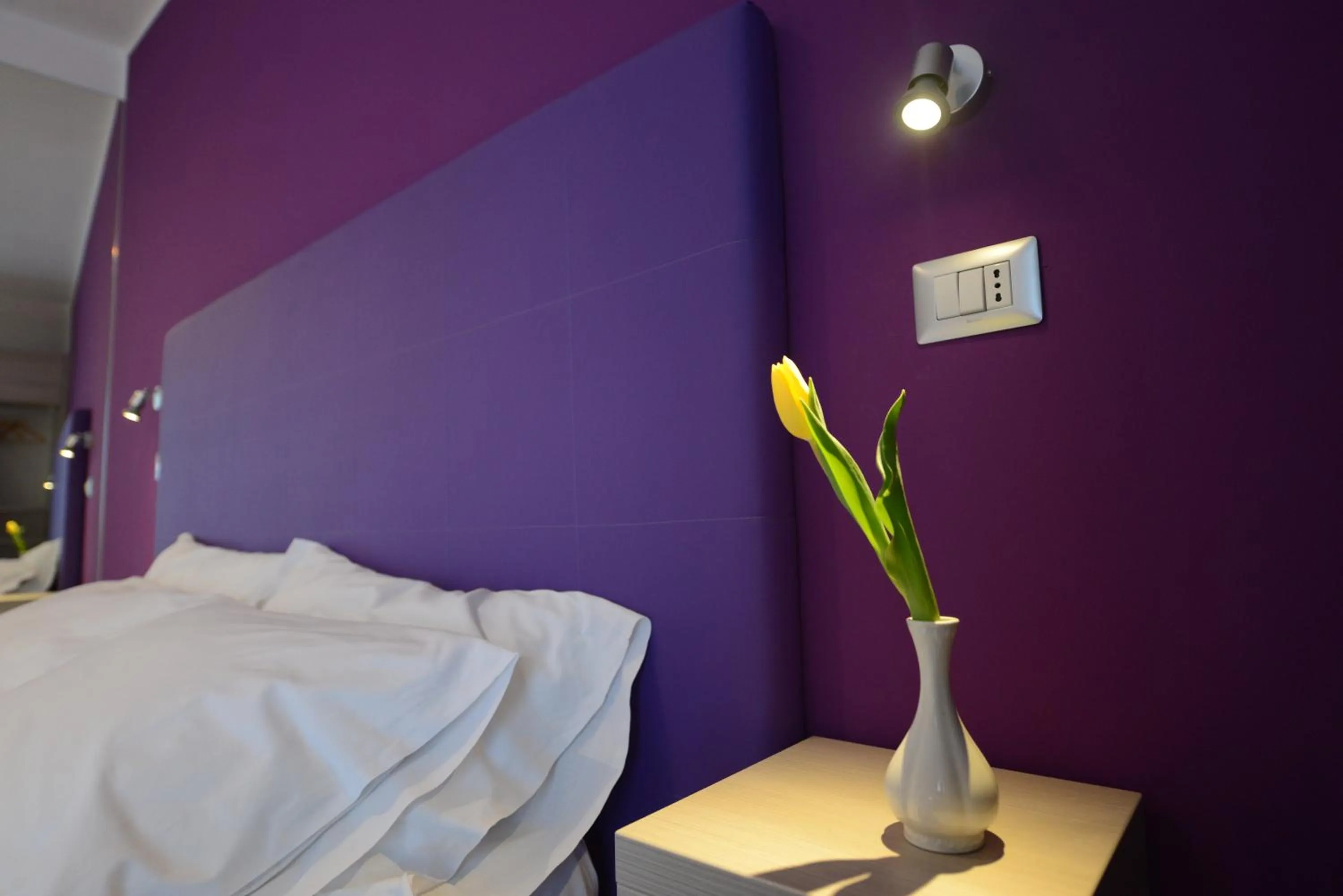 Decorative detail, Bed in Hotel Nuova Orchidea