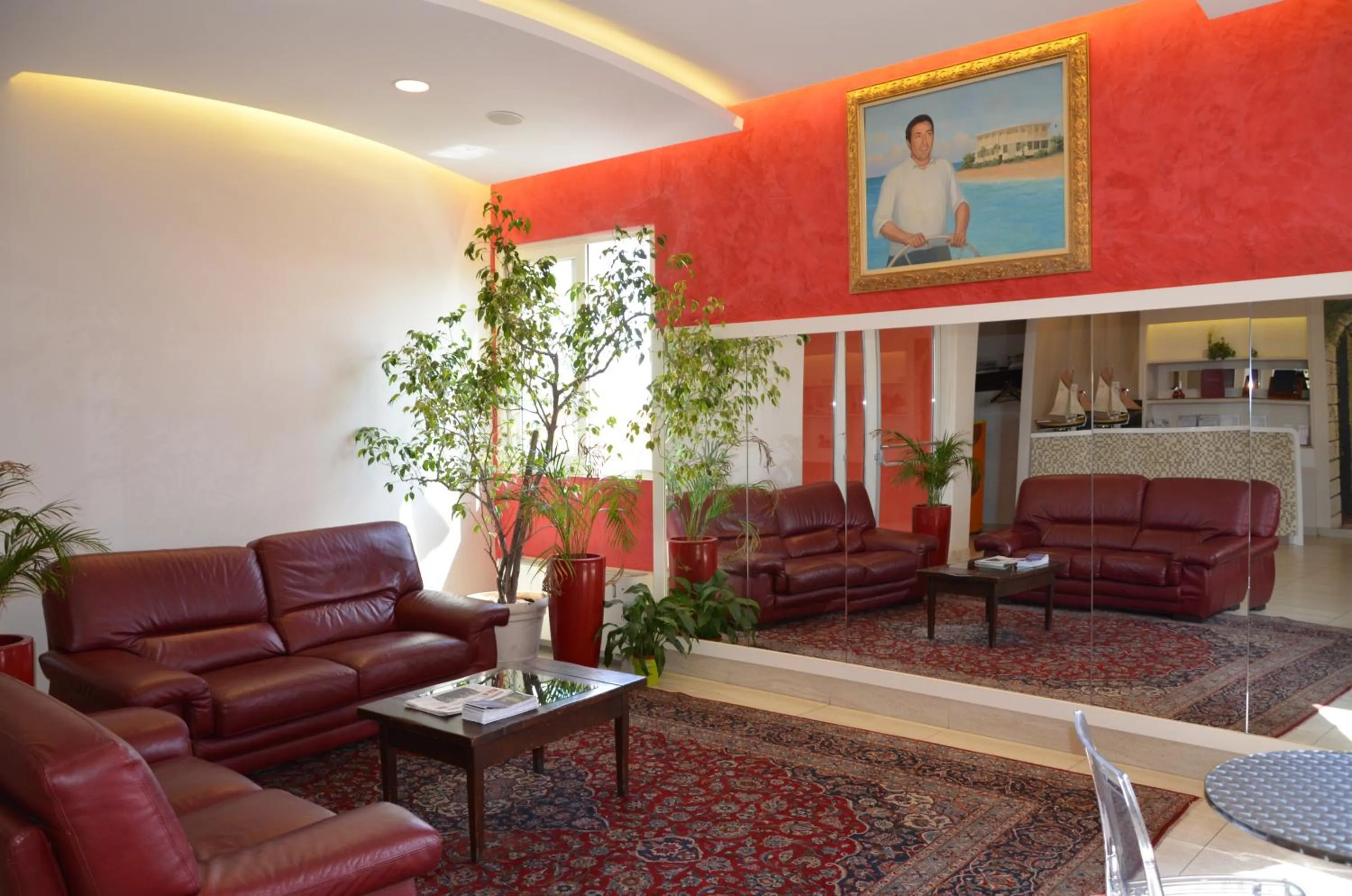 Communal lounge/ TV room in Hotel Nuova Orchidea