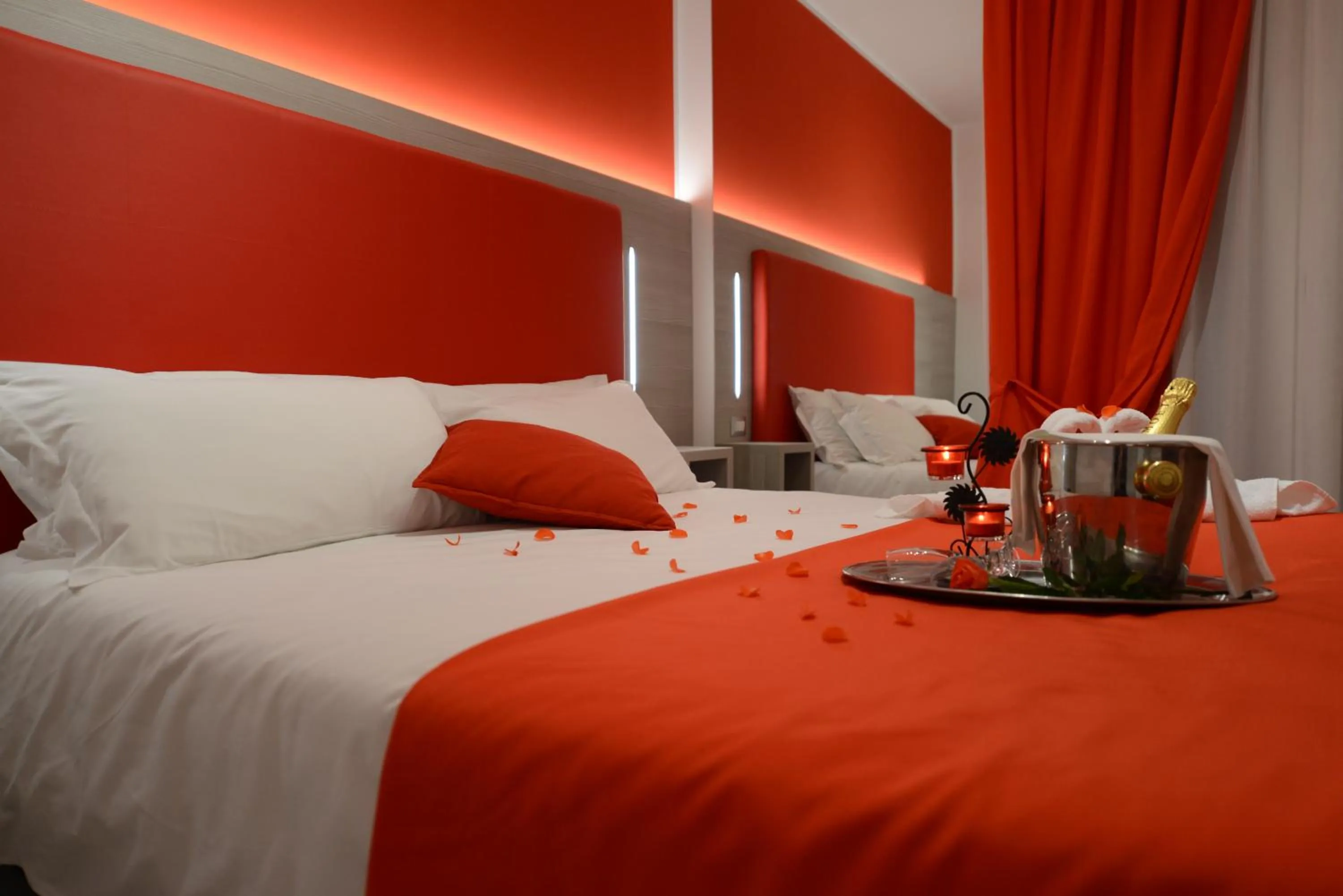 Bed in Hotel Nuova Orchidea