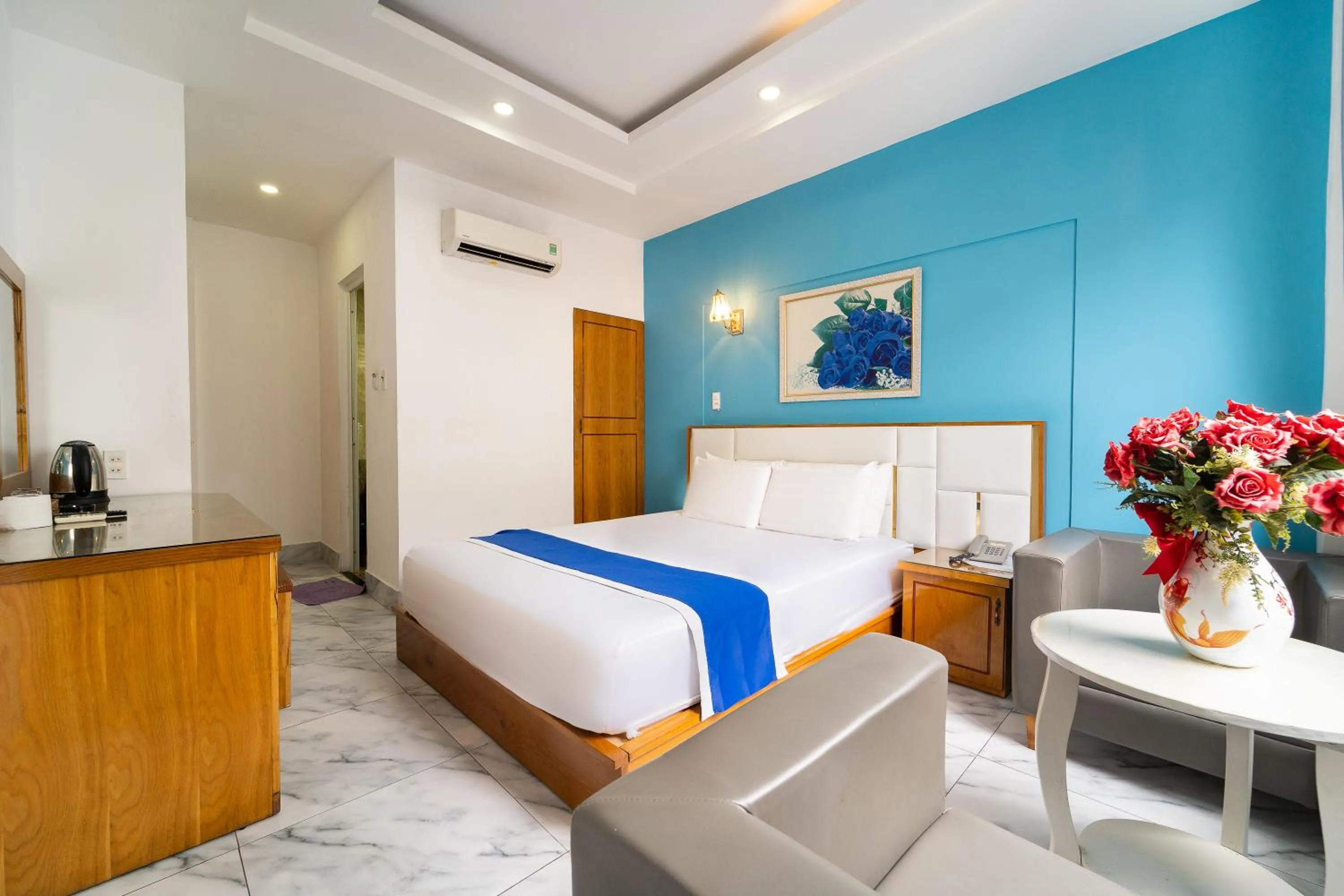 Bedroom, Bed in Collection O Sunrise Hotel Trung Son Near Lotte Mart