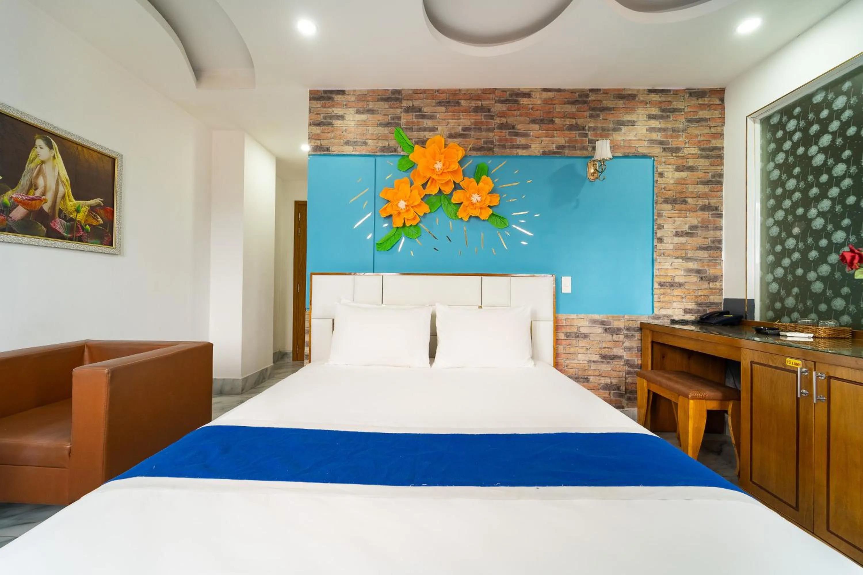 Bedroom, Bed in Collection O Sunrise Hotel Trung Son Near Lotte Mart