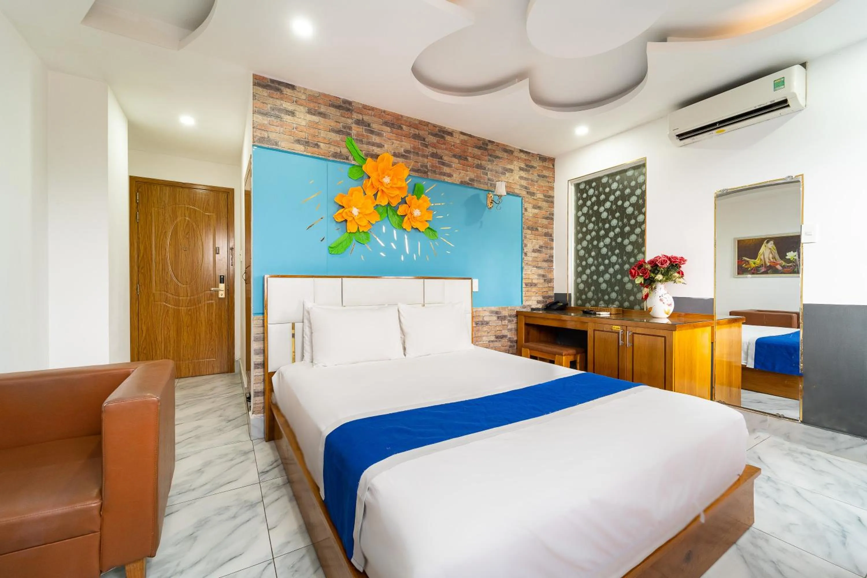 Bedroom, Bed in Collection O Sunrise Hotel Trung Son Near Lotte Mart