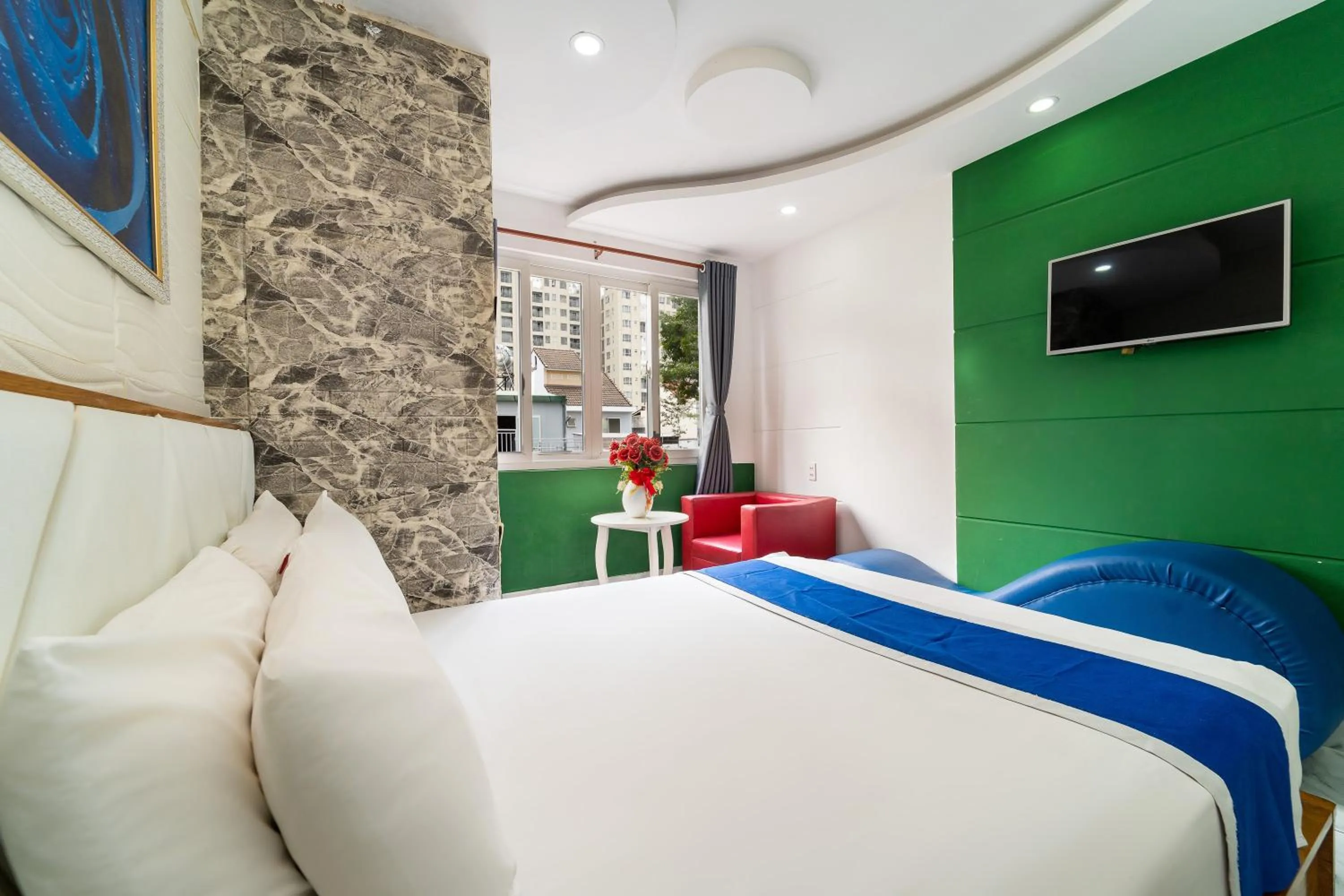 Bedroom, Bed in Collection O Sunrise Hotel Trung Son Near Lotte Mart