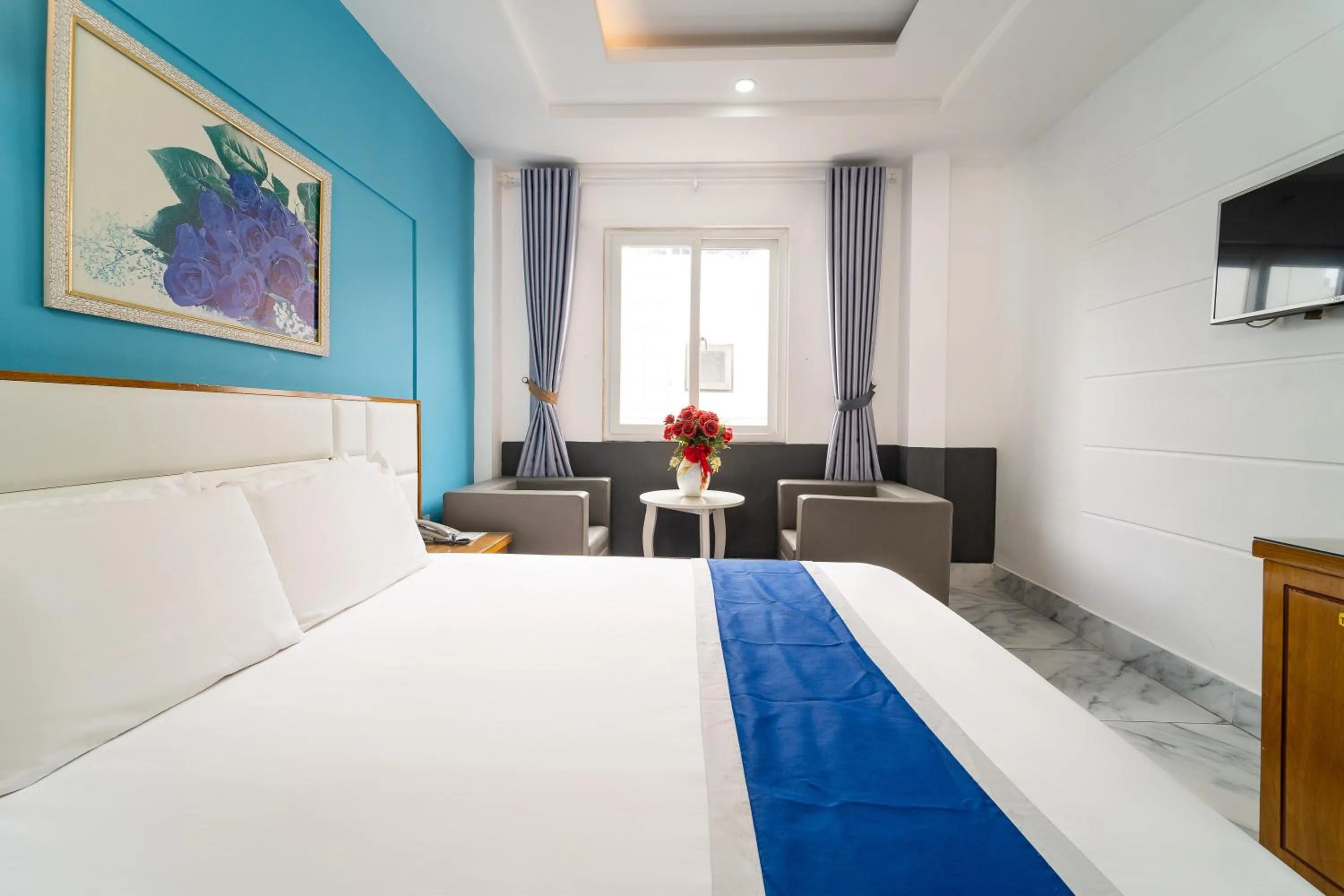 Bedroom, Bed in Collection O Sunrise Hotel Trung Son Near Lotte Mart