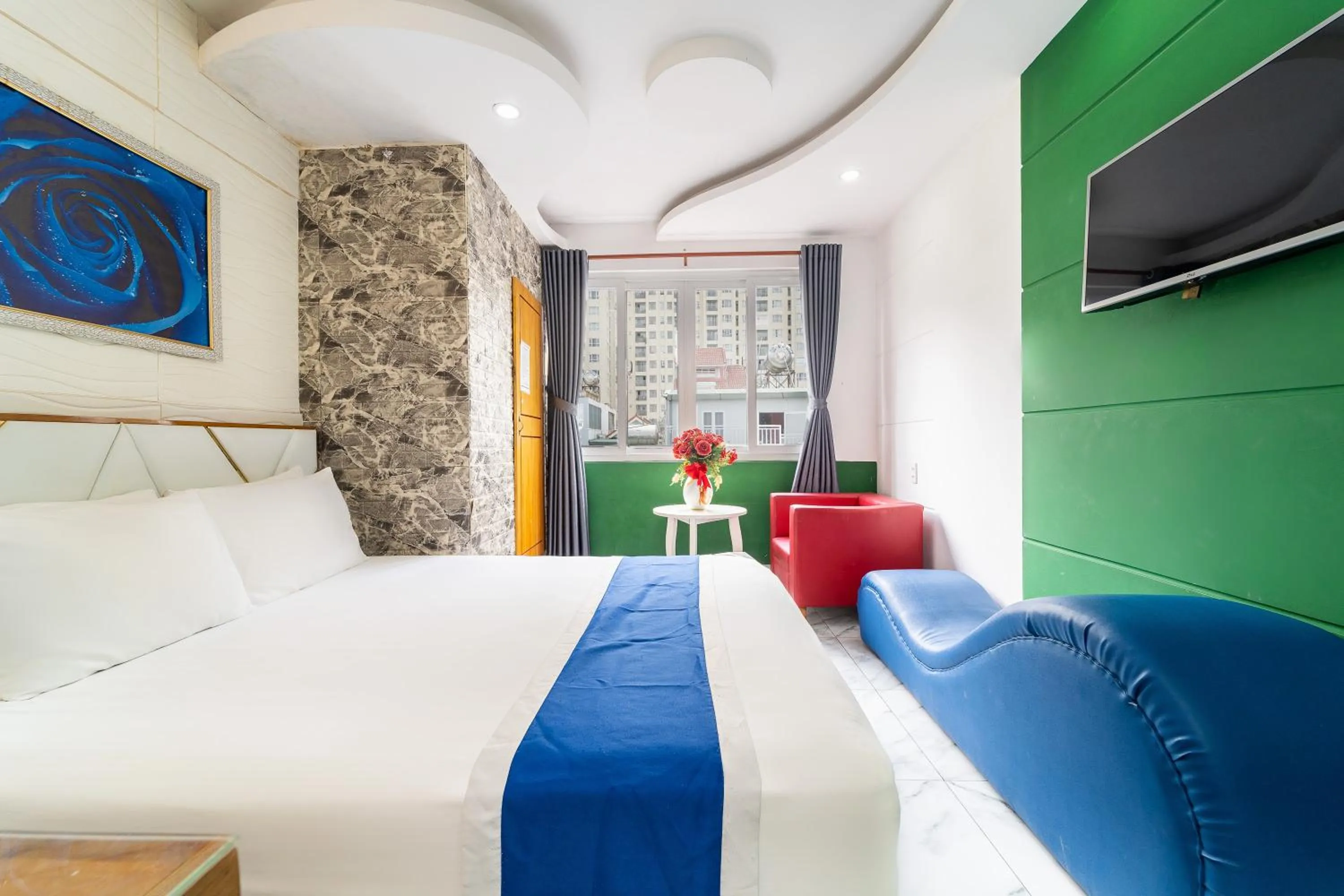 Bedroom, Bed in Collection O Sunrise Hotel Trung Son Near Lotte Mart