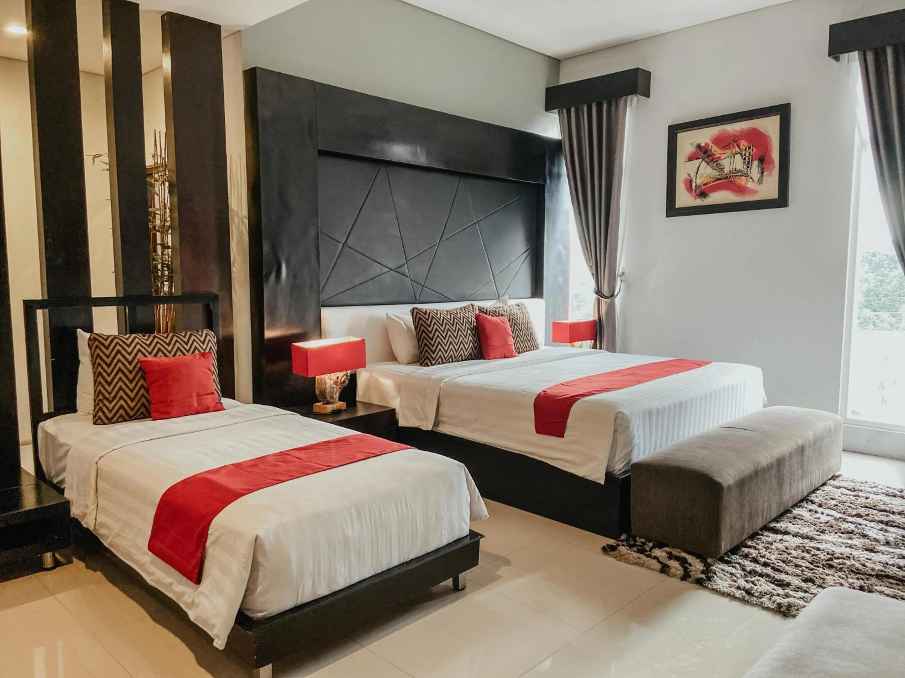 Bedroom, Bed in Prima SR Hotel & Convention Yogyakarta