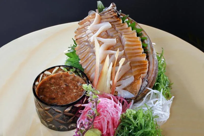 Food close-up in Ryokusuitei