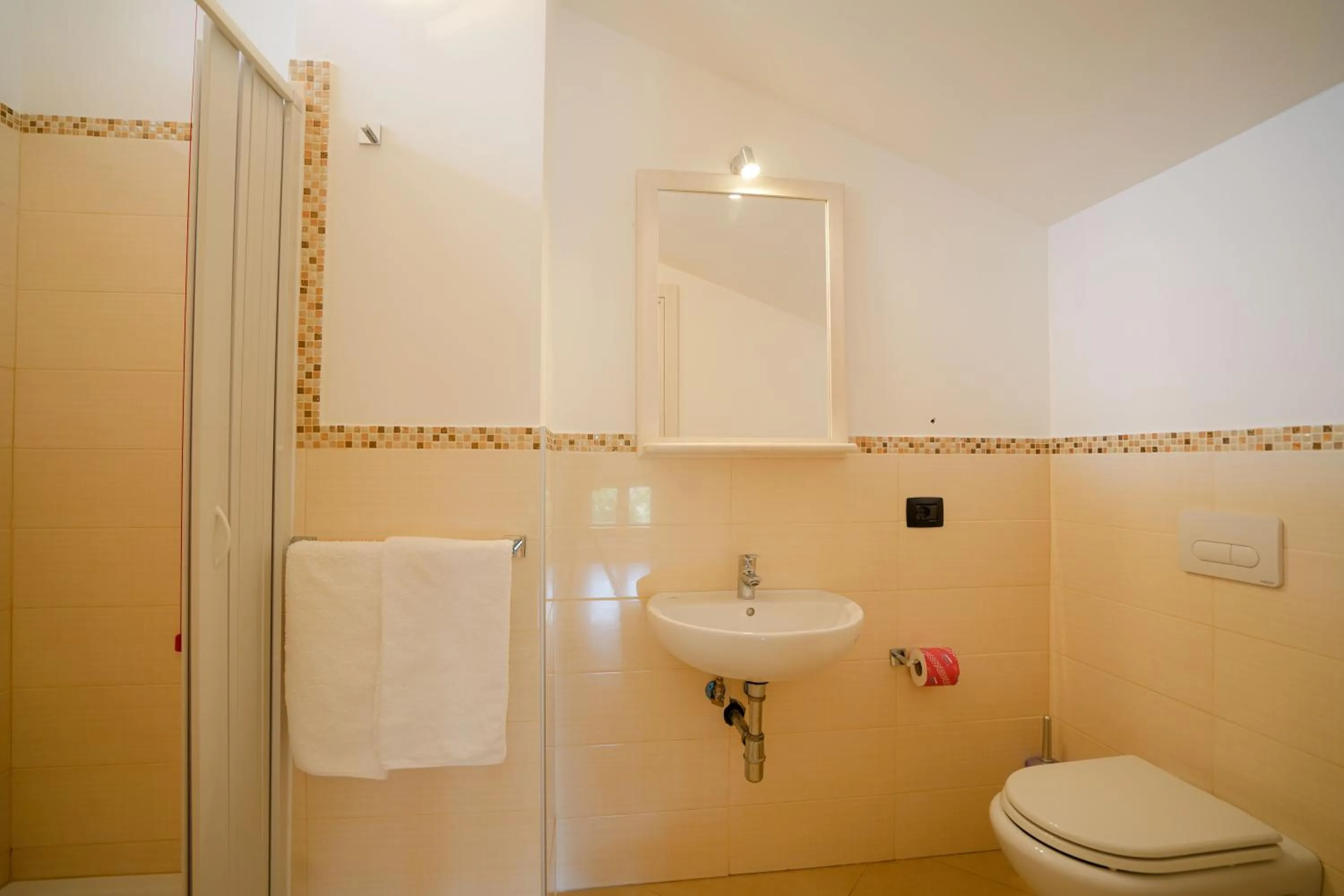 Shower in Villa D'Aquino