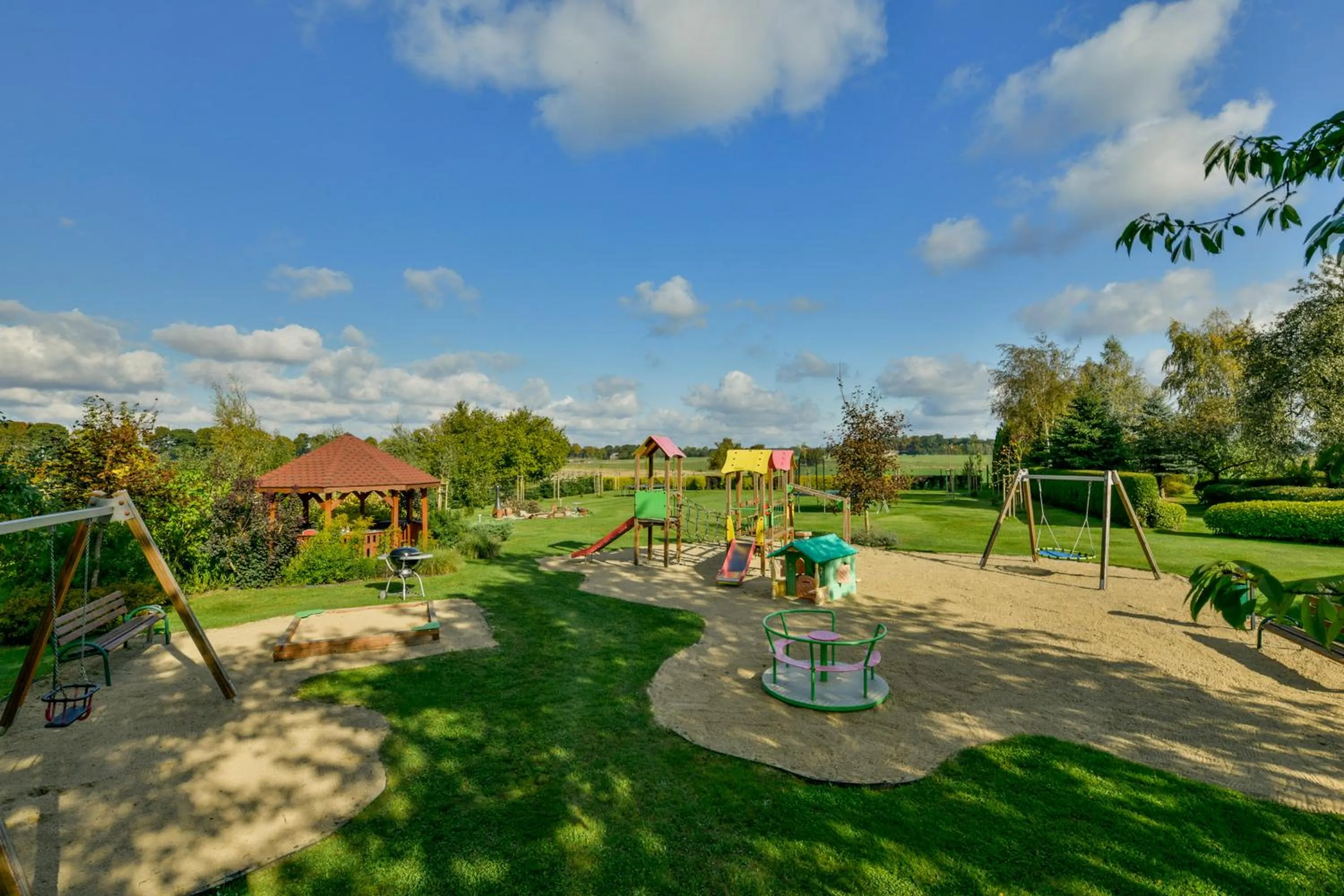 Garden in Willa Polanka