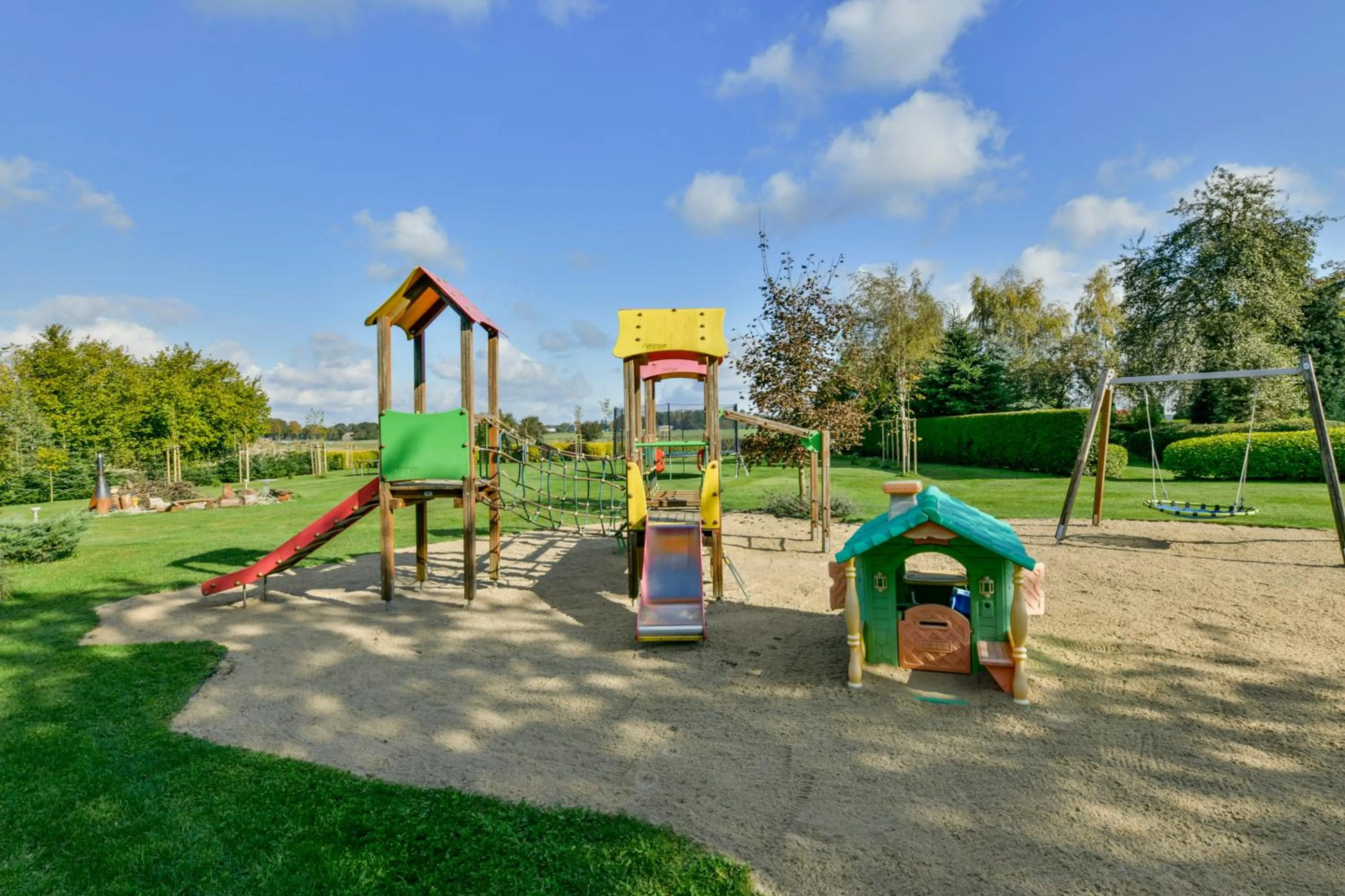 Children play ground in Willa Polanka