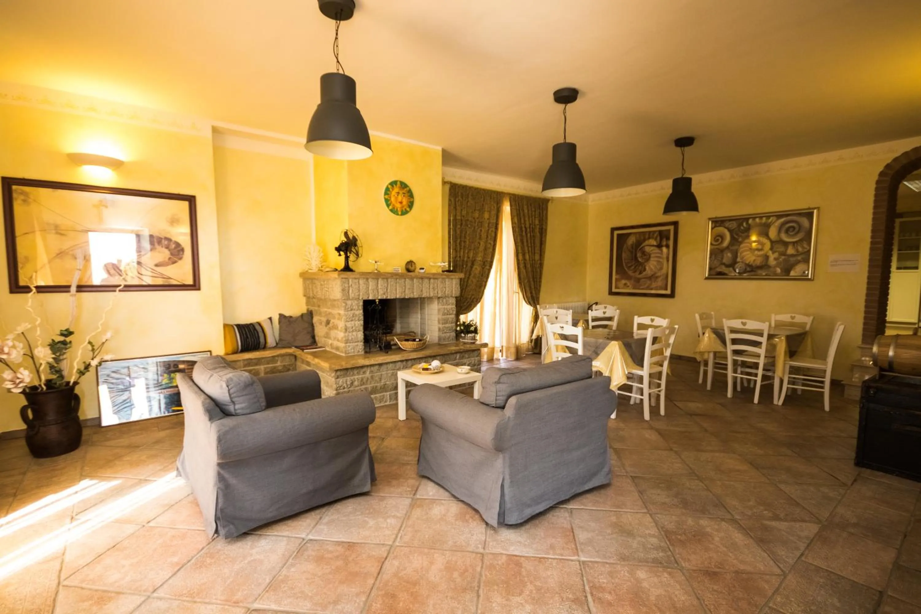 Seating area in B&B dell'Aviatore