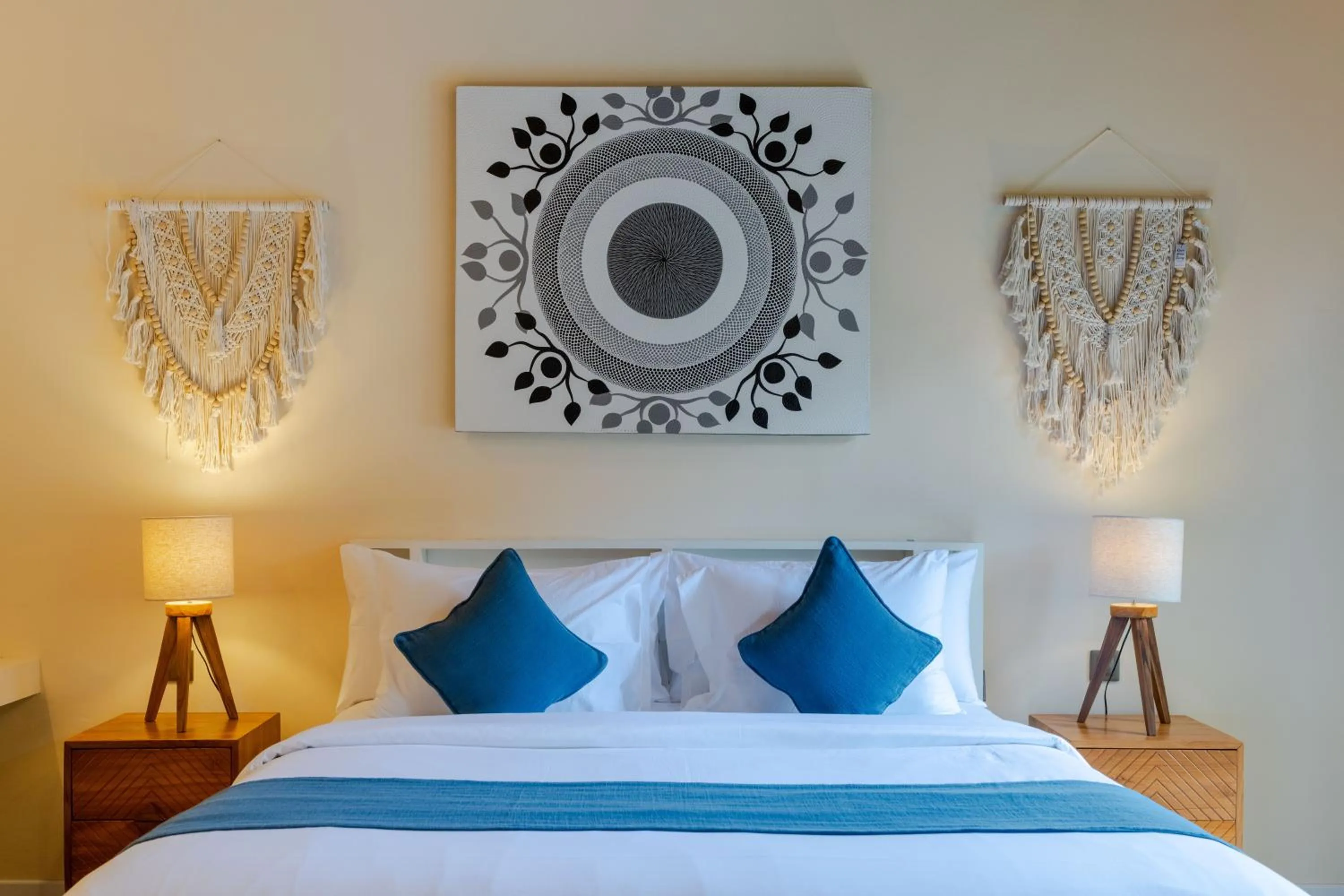 Decorative detail, Bed in Boholuma Villas by Pertama Management