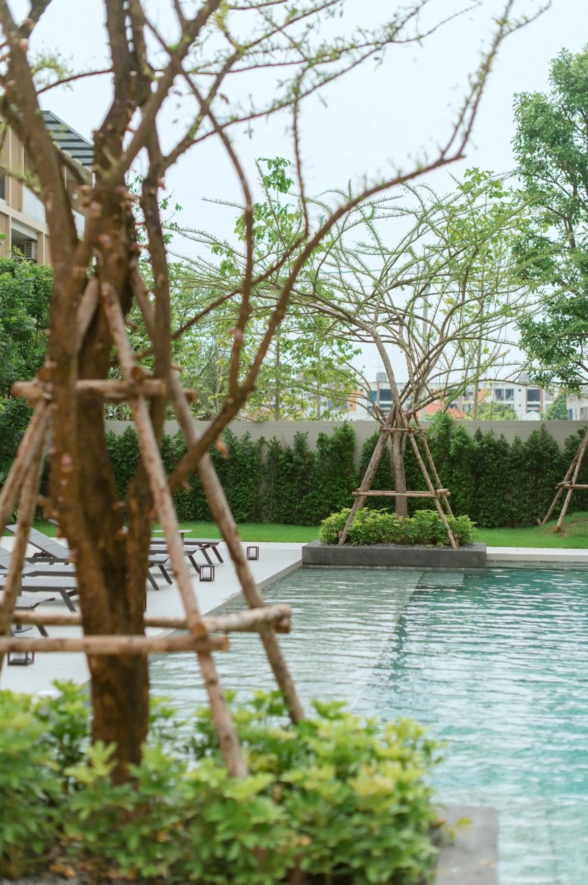 Swimming pool in PAAK Hotel Suvarnabhumi