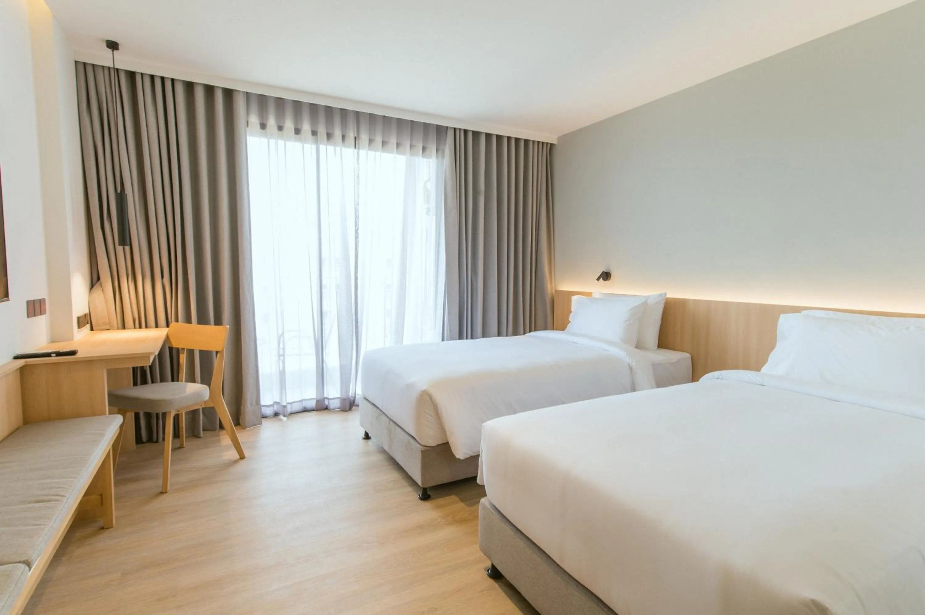 Bed in PAAK Hotel Suvarnabhumi